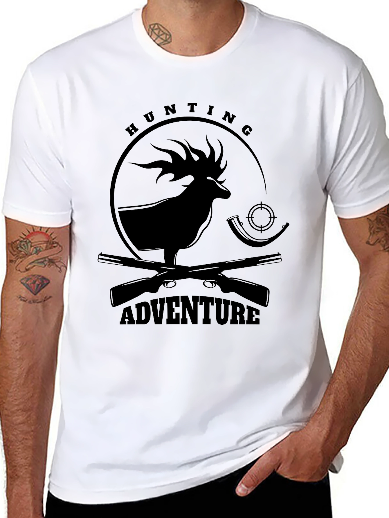 Hunting Adventure T-Shirt - Deer Graphic Tee