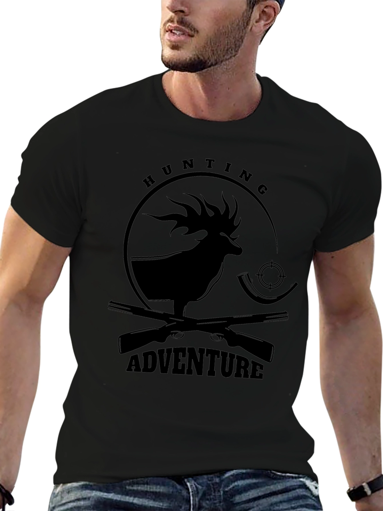 Hunting Adventure T-Shirt - Deer Graphic Tee