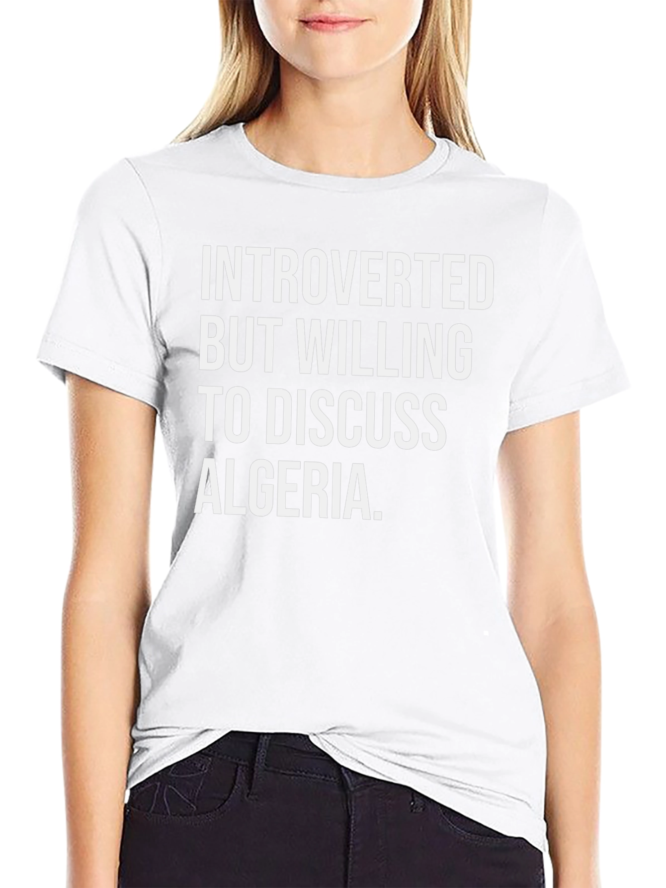 Introverted Algeria Graphic Tee - Soft Cotton T-Shirt