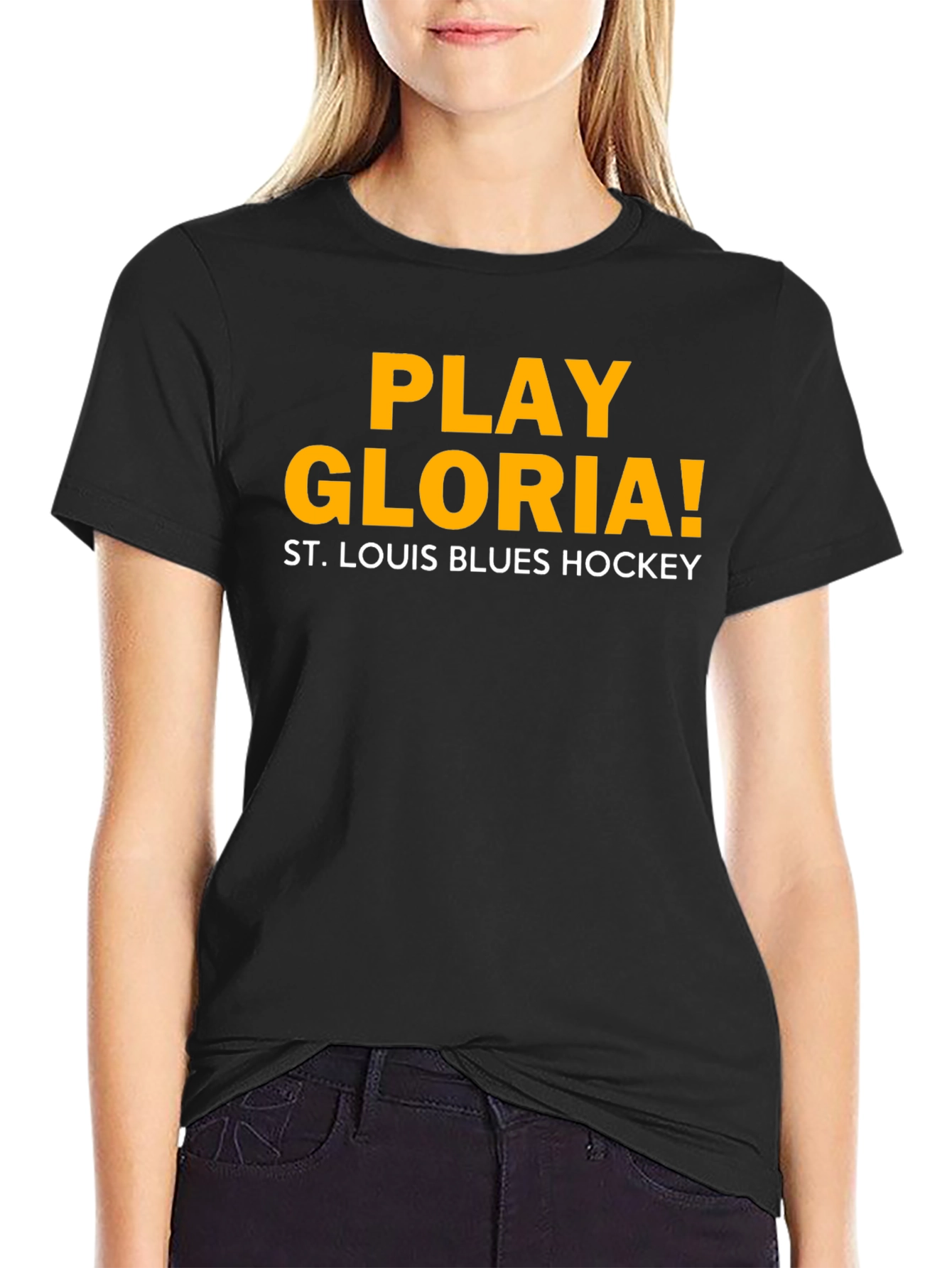 St. Louis Blues Hockey Play Gloria T-Shirt