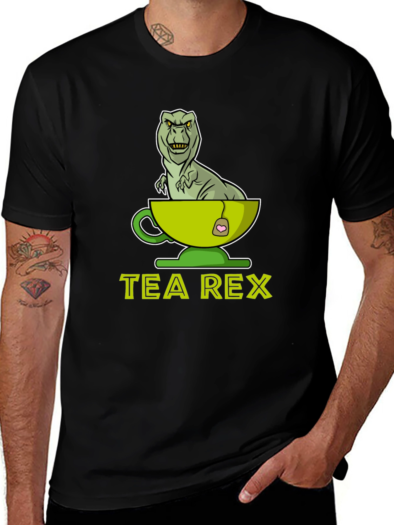 Tea Rex T-Shirt - Funny Dinosaur Graphic Tee