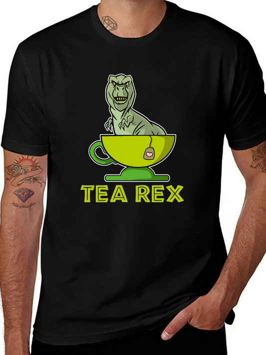Tea Rex T-Shirt - Funny Dinosaur Graphic Tee