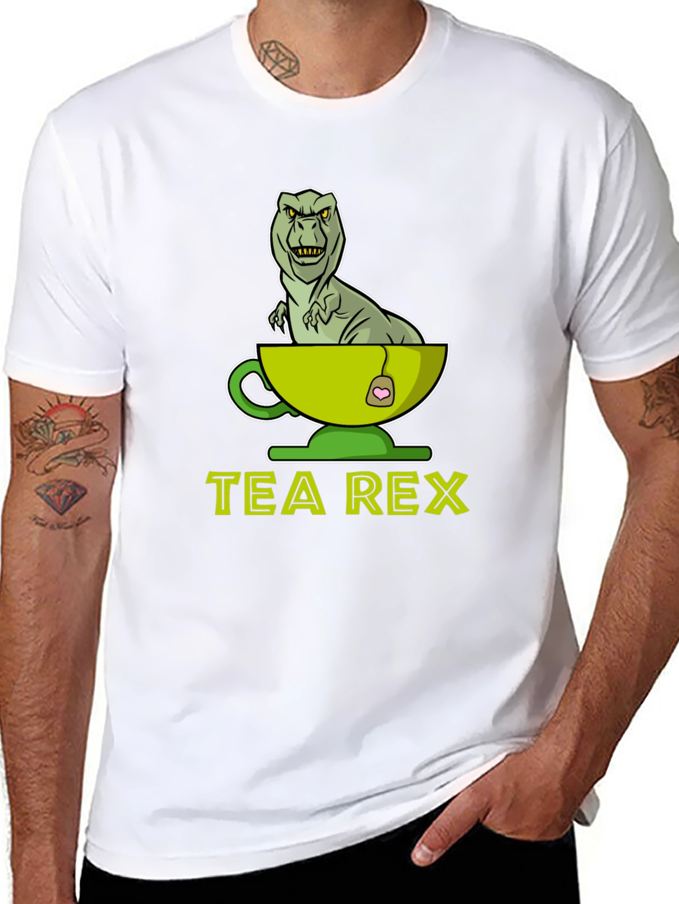 Tea Rex T-Shirt - Funny Dinosaur Graphic Tee