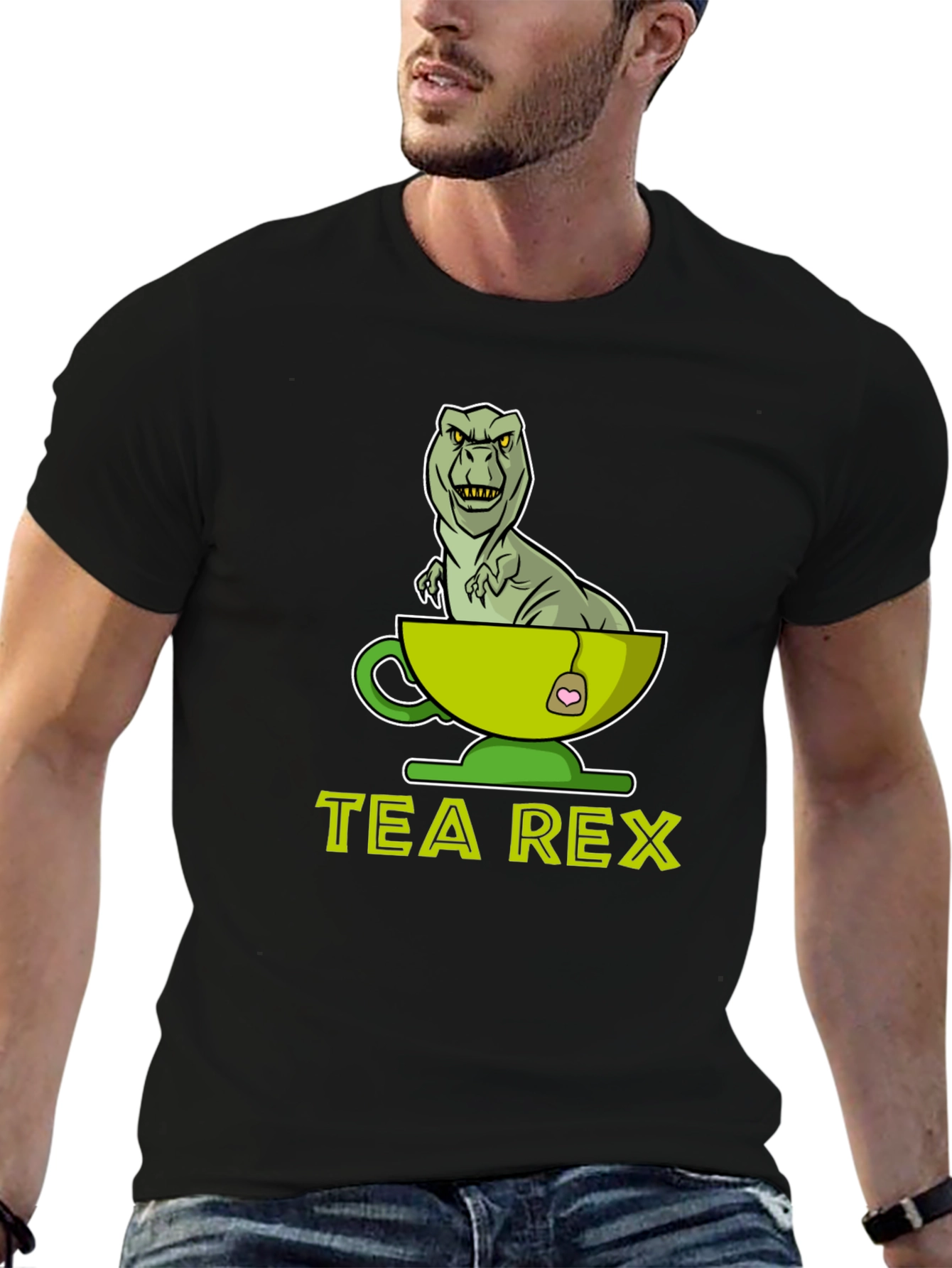 Tea Rex T-Shirt - Funny Dinosaur Graphic Tee