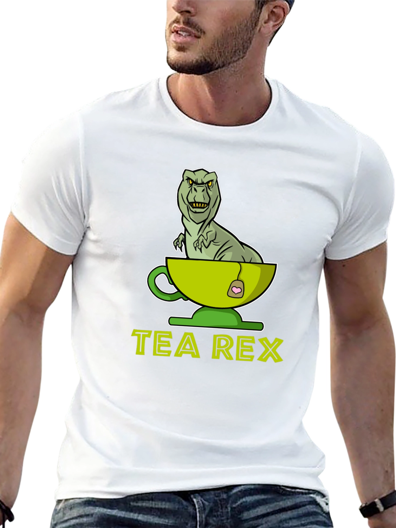 Tea Rex T-Shirt - Funny Dinosaur Graphic Tee