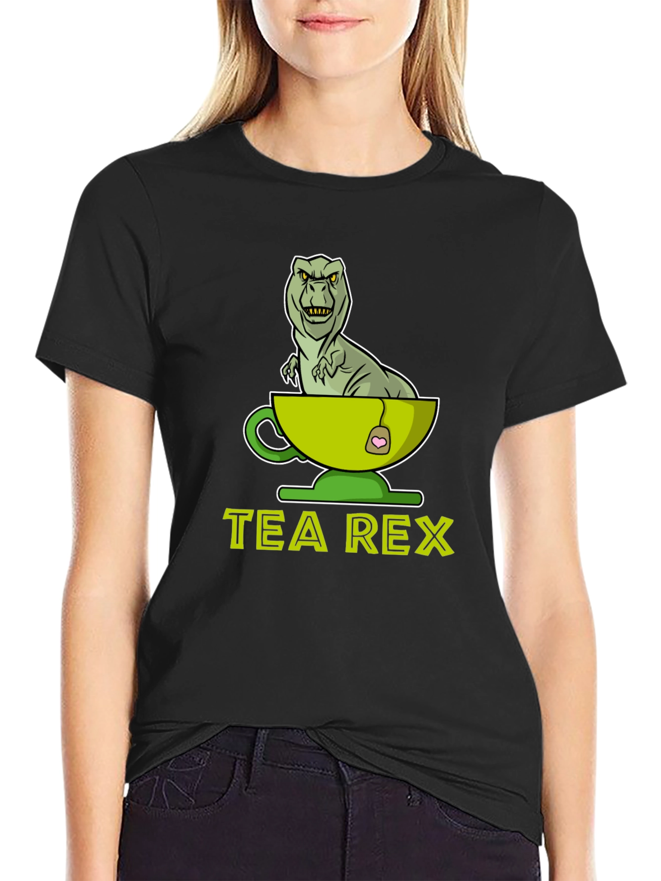 Tea Rex T-Shirt - Funny Dinosaur Graphic Tee