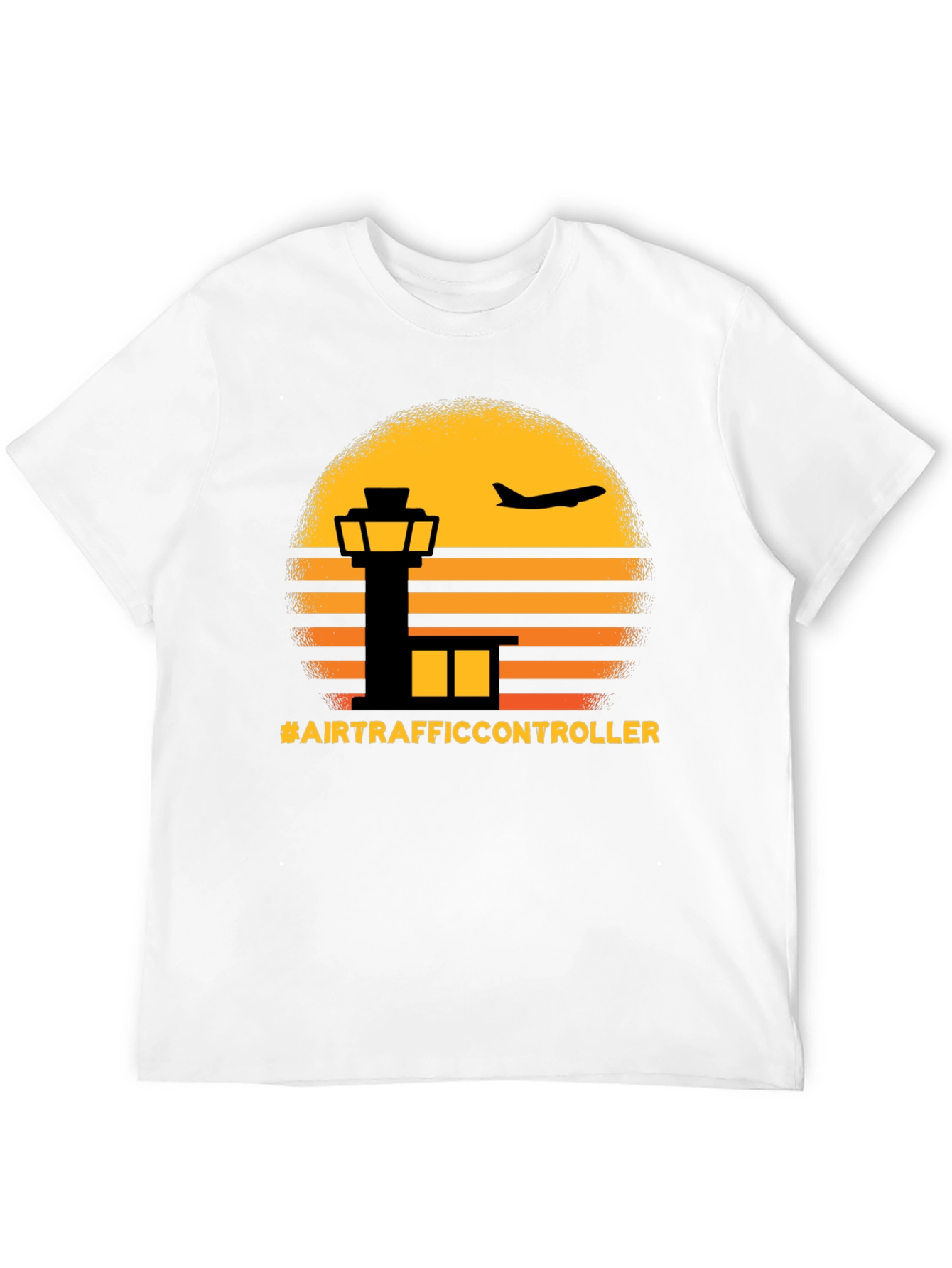 Air Traffic Controller Sunset Graphic Tee