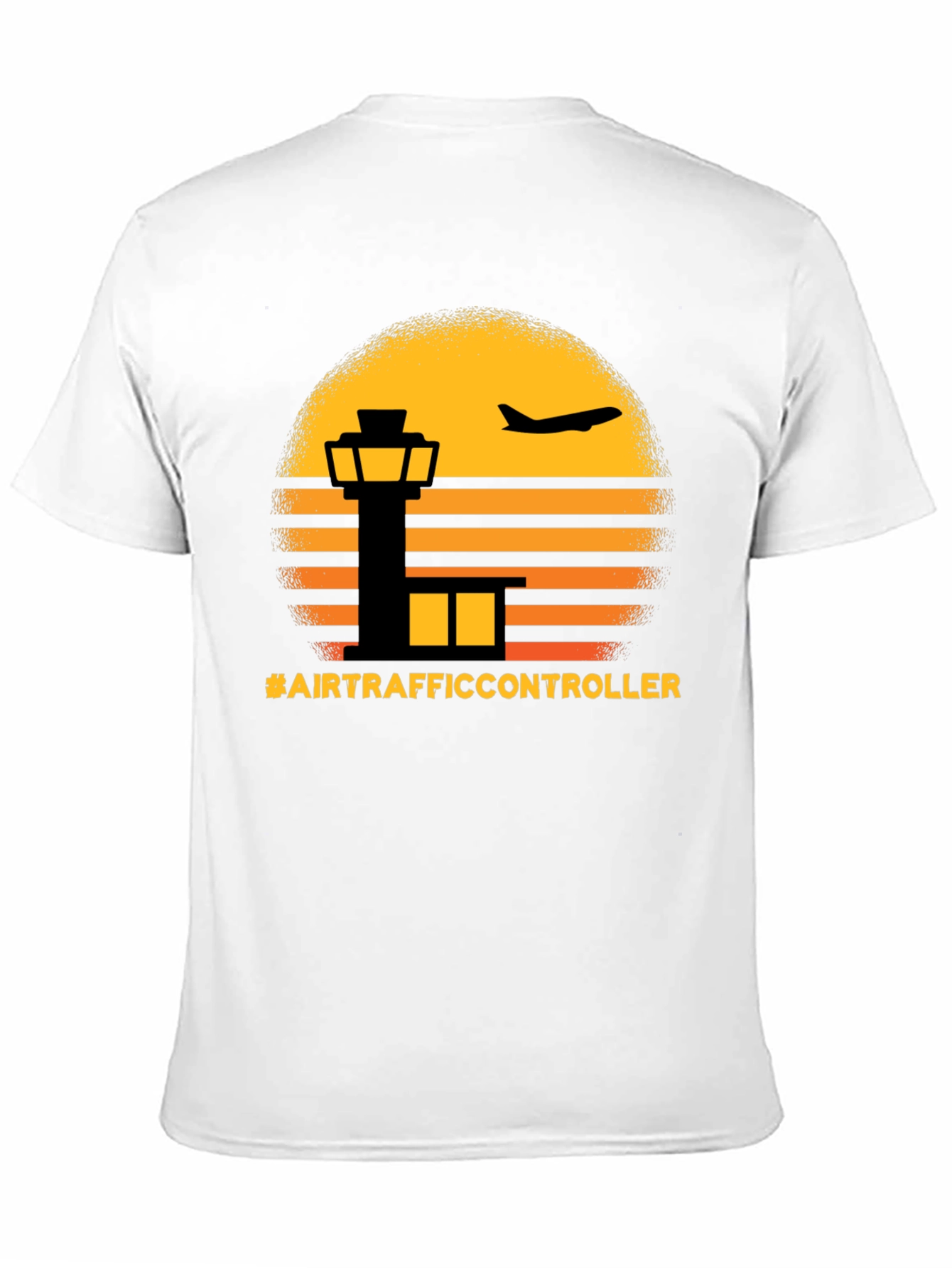 Air Traffic Controller Sunset Graphic Tee