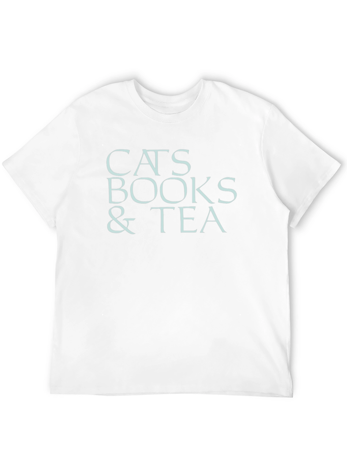 Cats Books & Tea Graphic Tee - Black T-Shirt