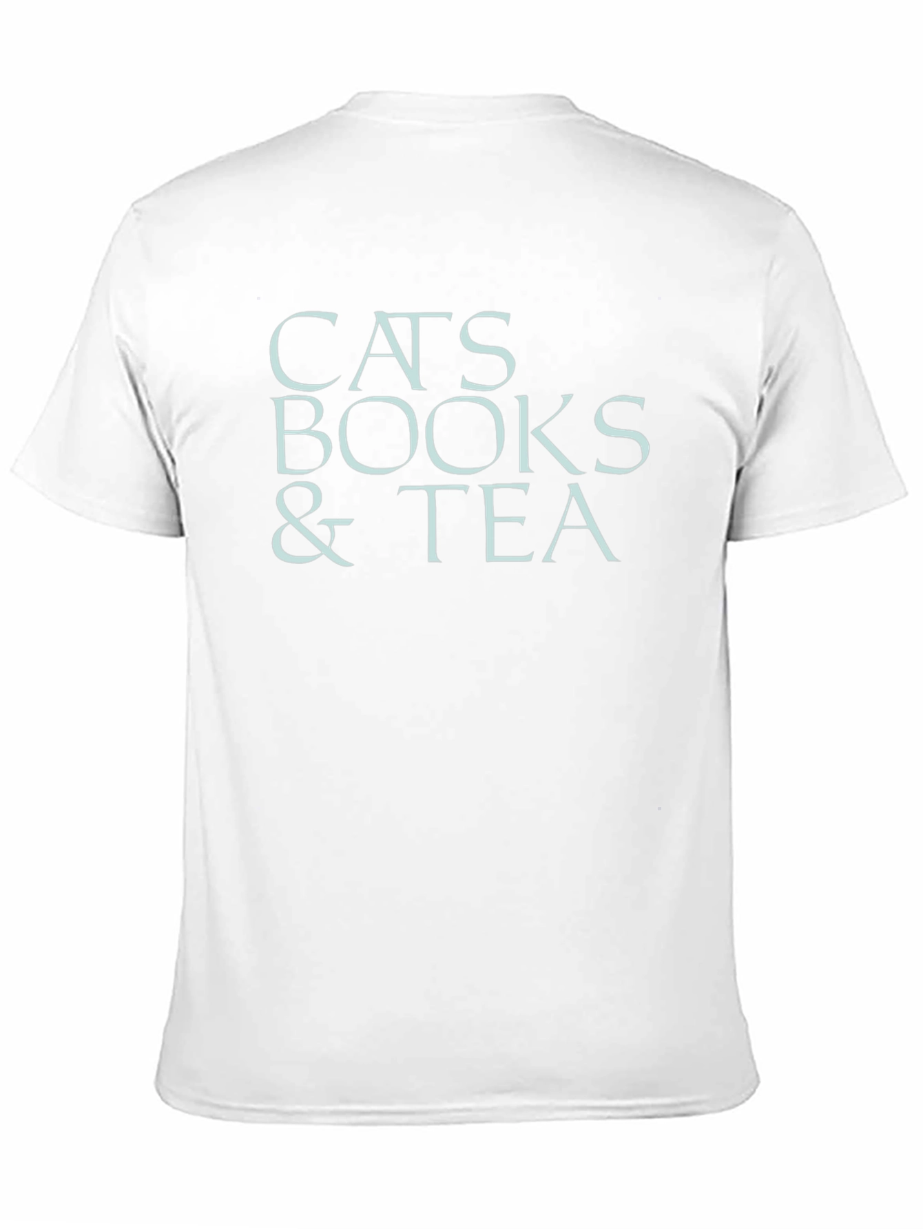 Cats Books & Tea Graphic Tee - Black T-Shirt