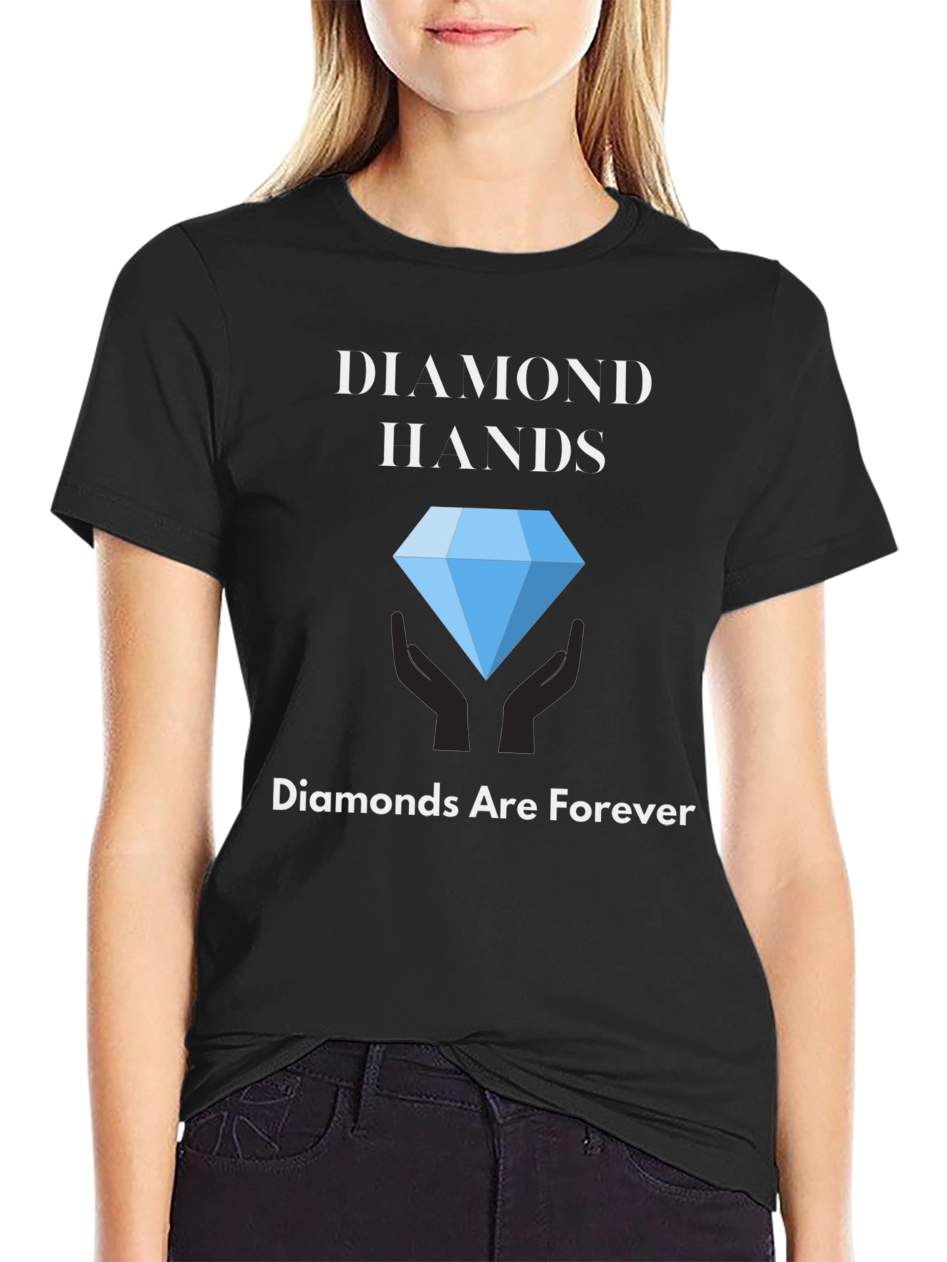 Diamond Hands T-Shirt - Diamonds Are Forever Tee