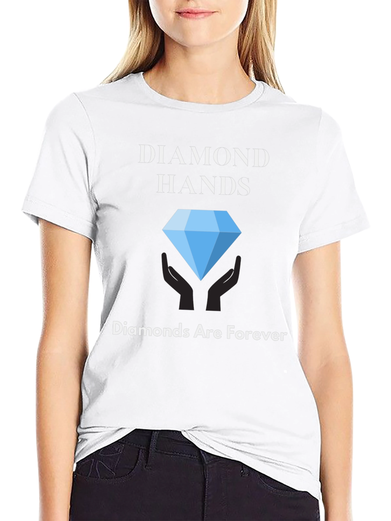 Diamond Hands T-Shirt - Diamonds Are Forever Tee