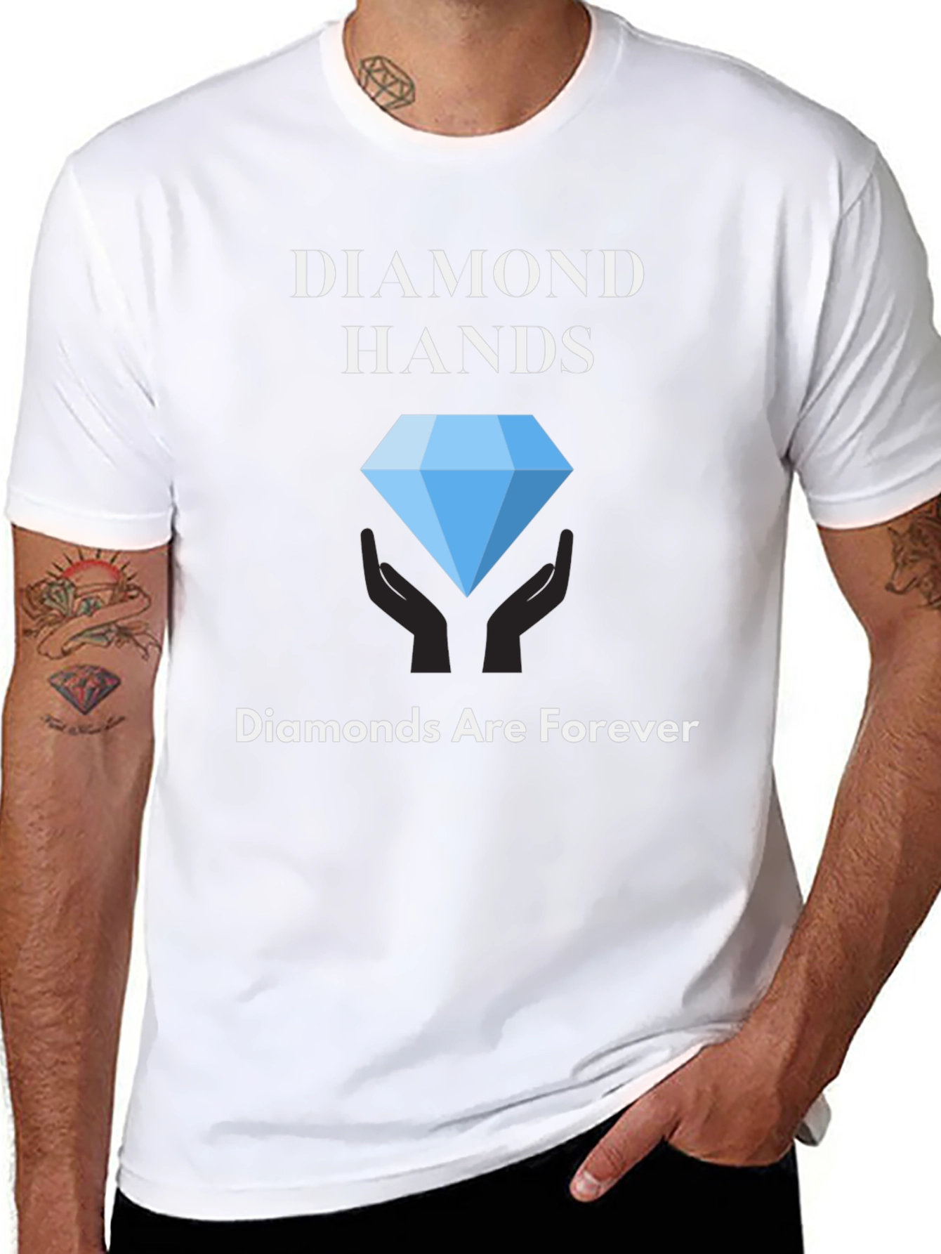 Diamond Hands T-Shirt - Diamonds Are Forever Tee