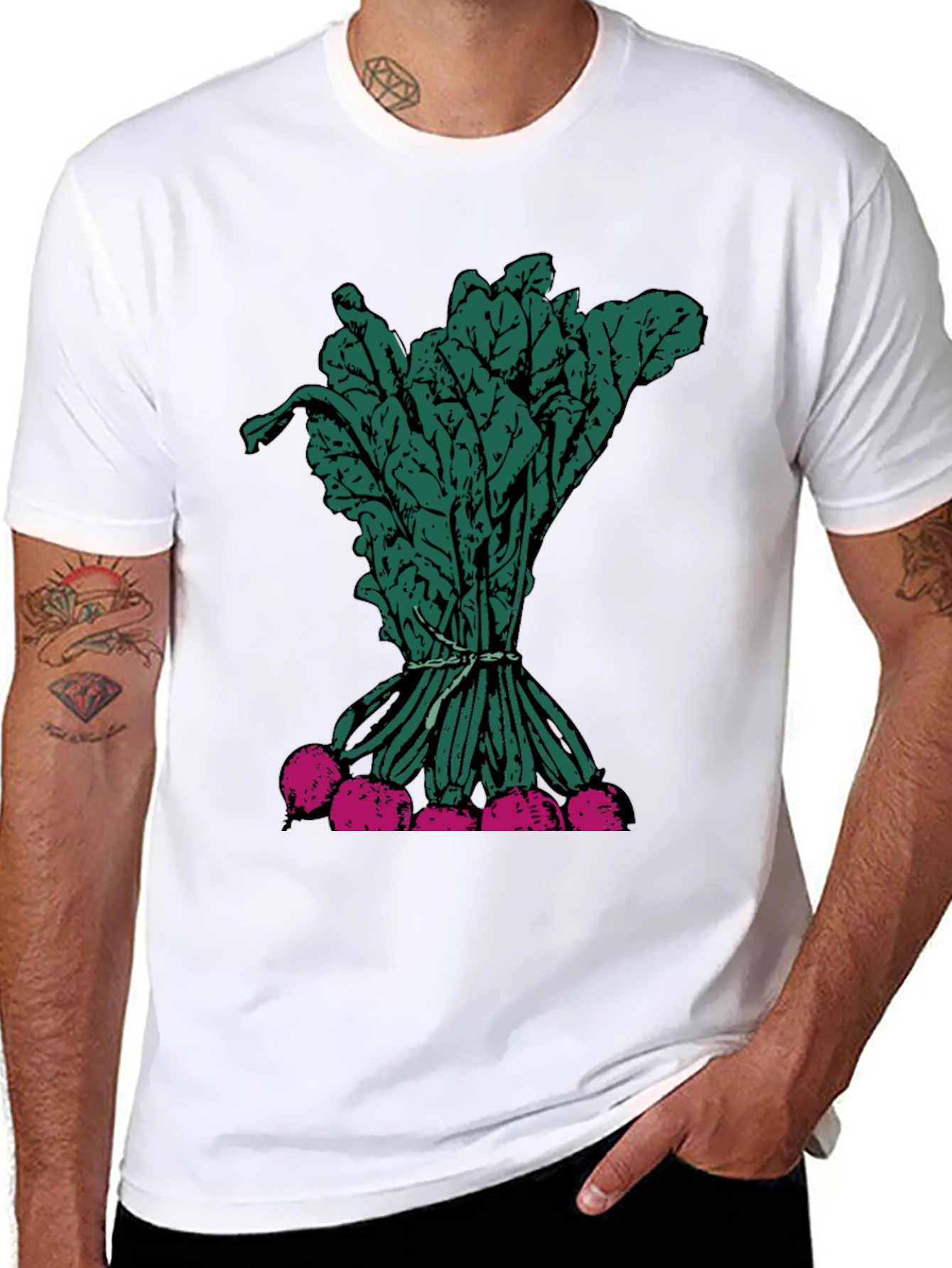 Radish Bunch Graphic Tee - Fresh Produce Style