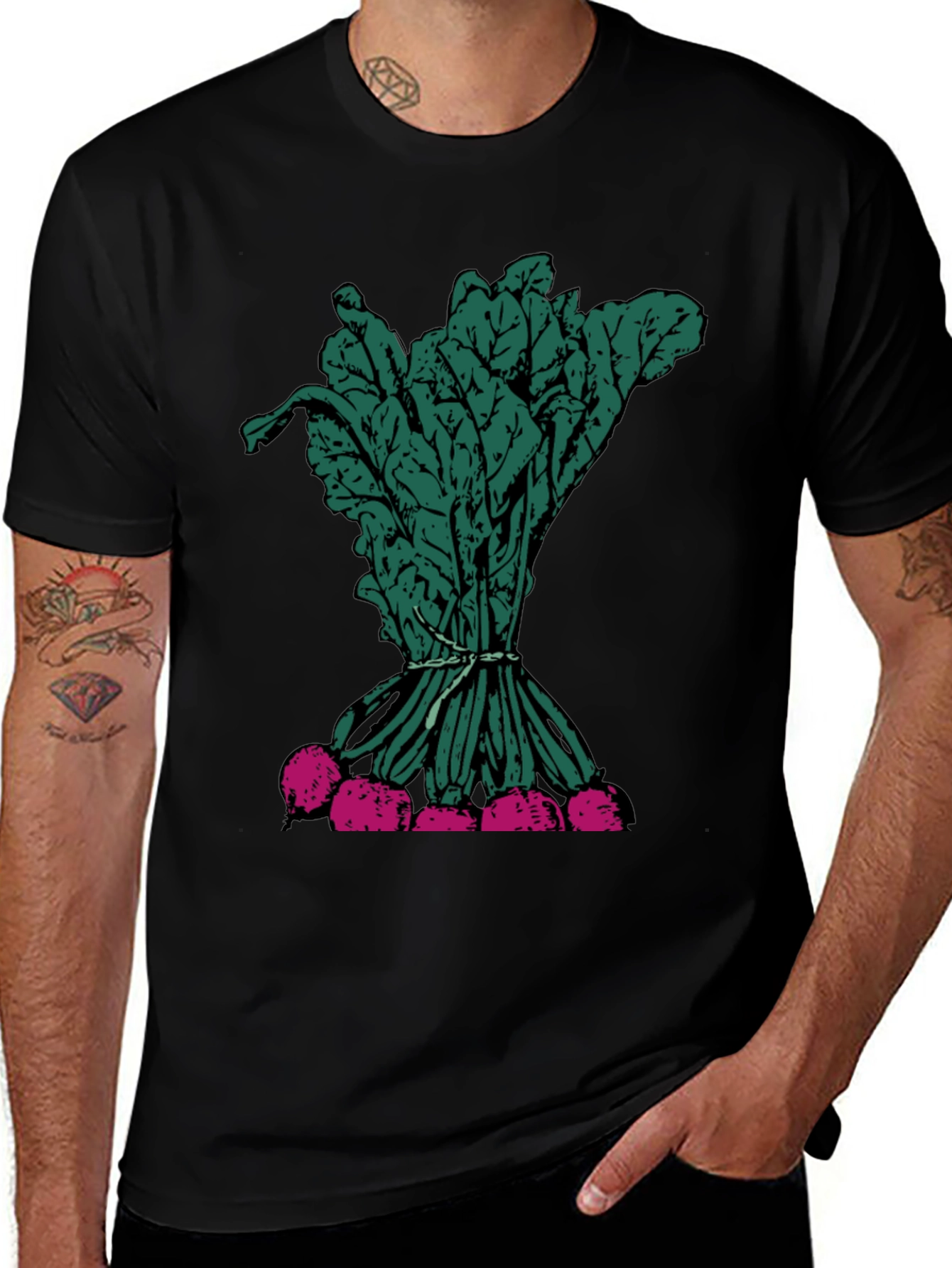 Radish Bunch Graphic Tee - Fresh Produce Style
