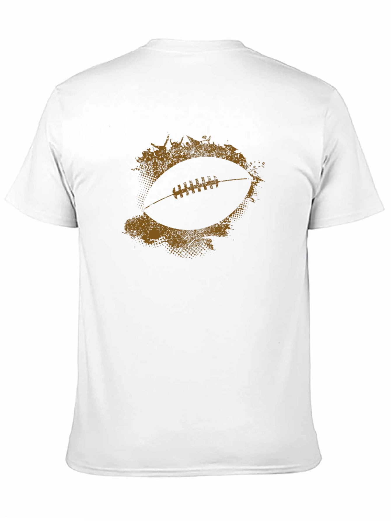 Football Graphic Tee - Distressed Style