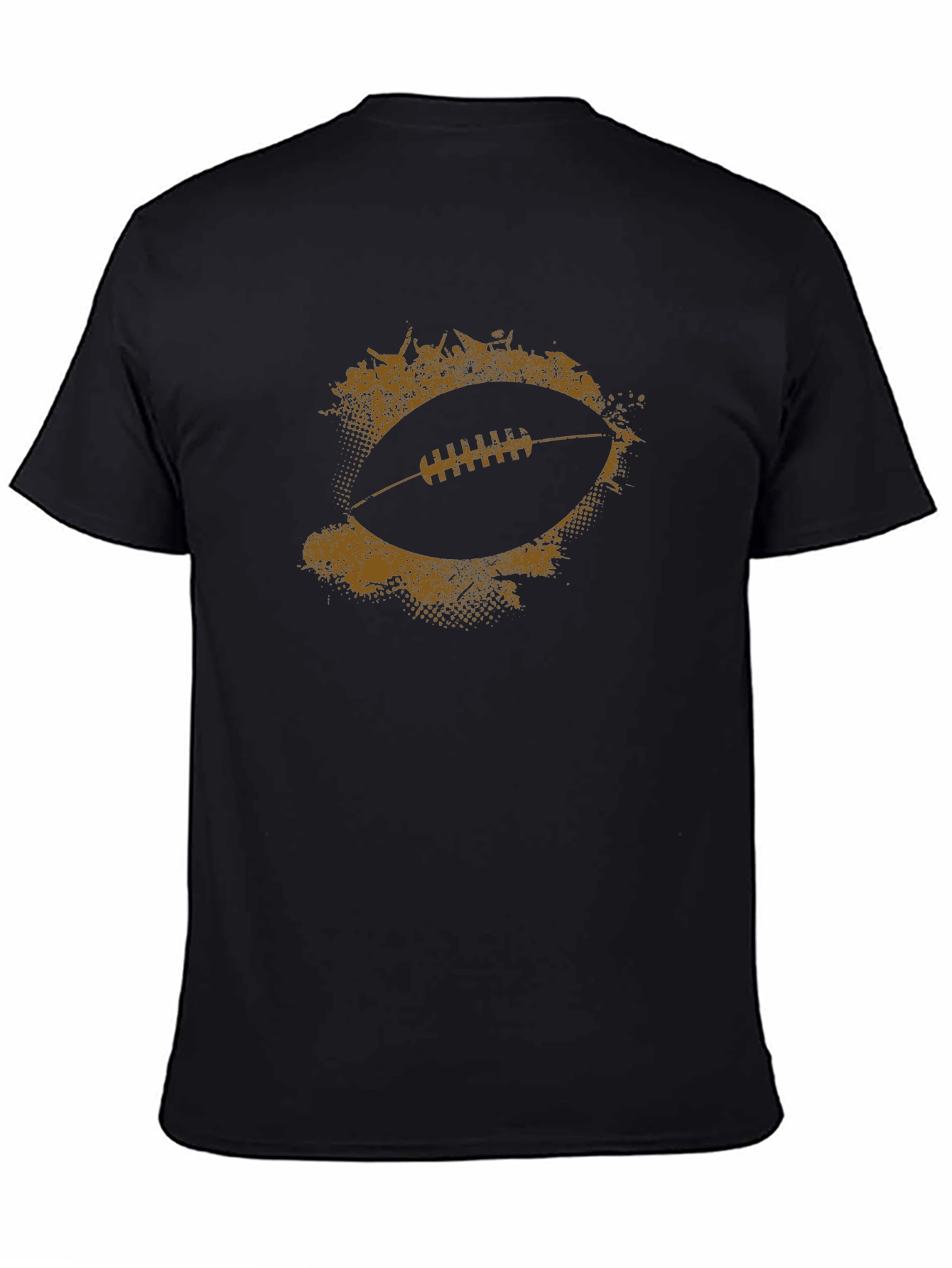 Football Graphic Tee - Distressed Style