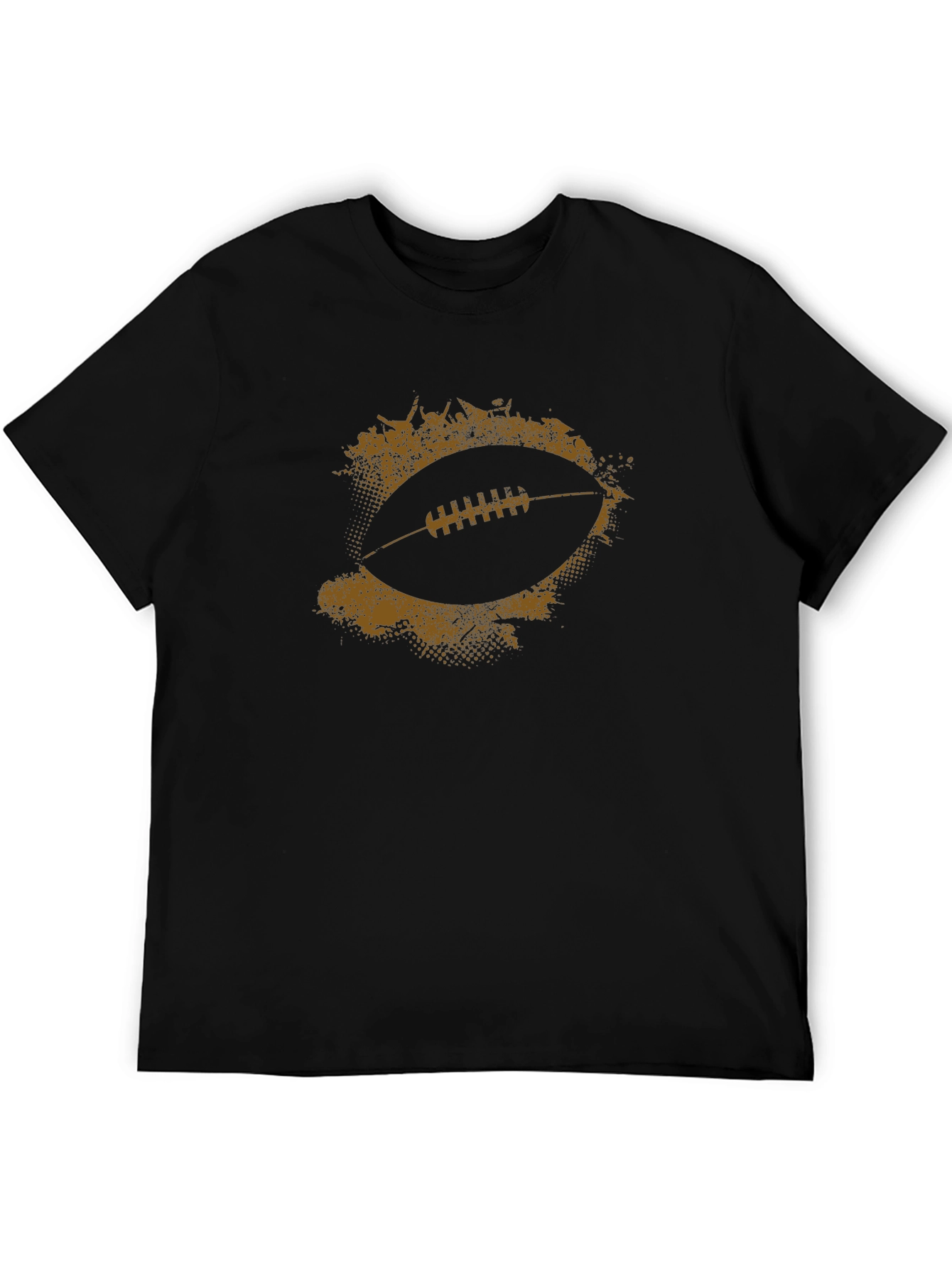 Football Graphic Tee - Distressed Style
