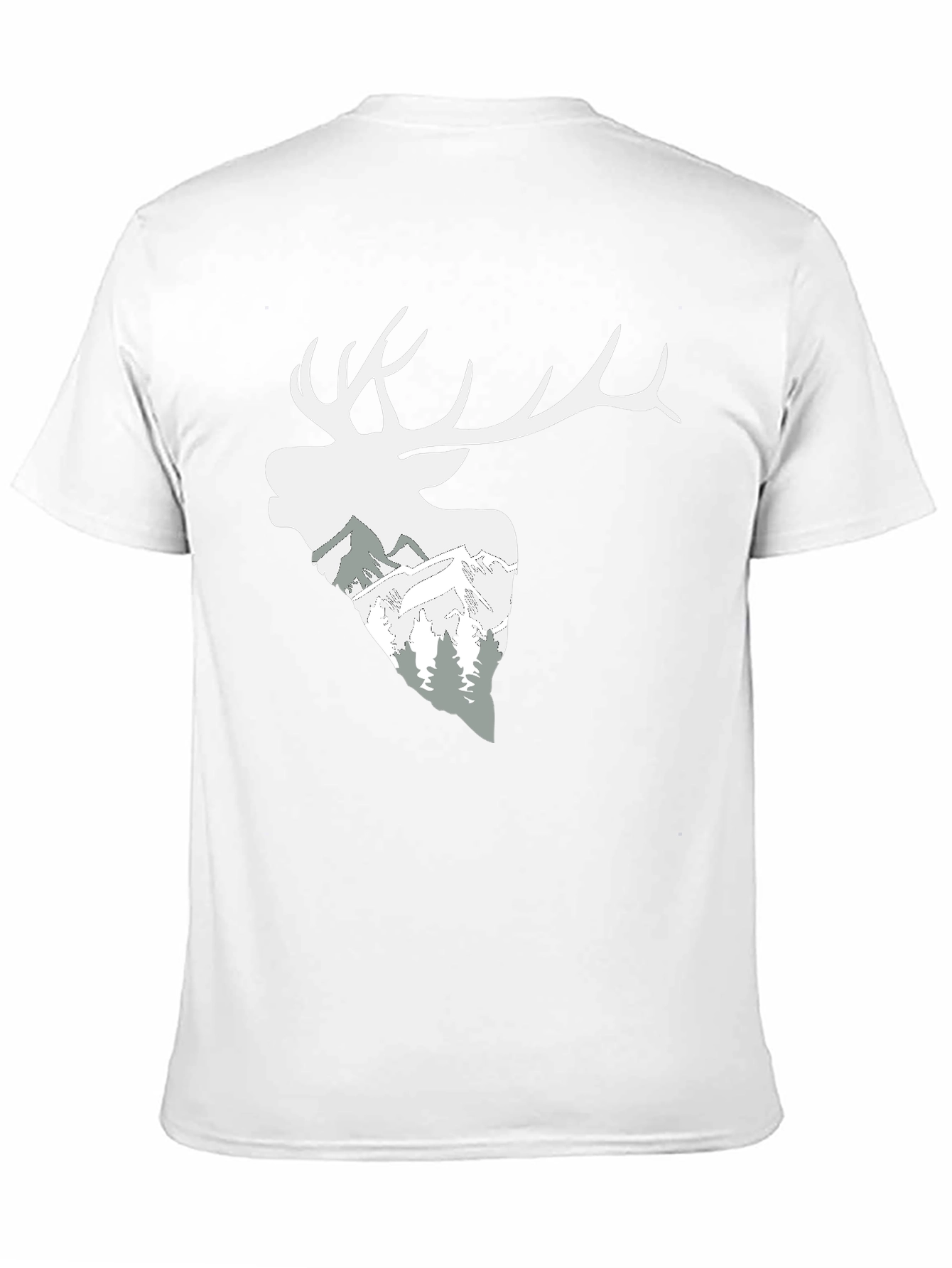 Mountain Deer Graphic T-Shirt