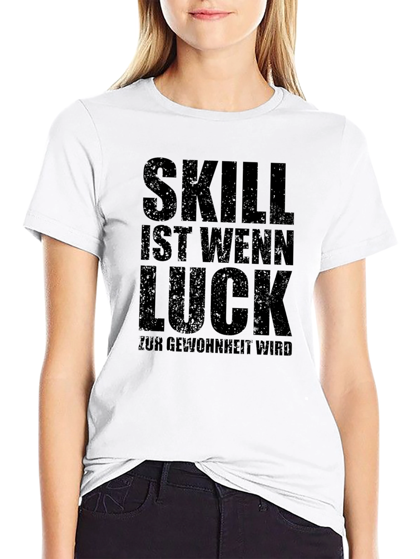 Skill Luck Habit Mens T-Shirt