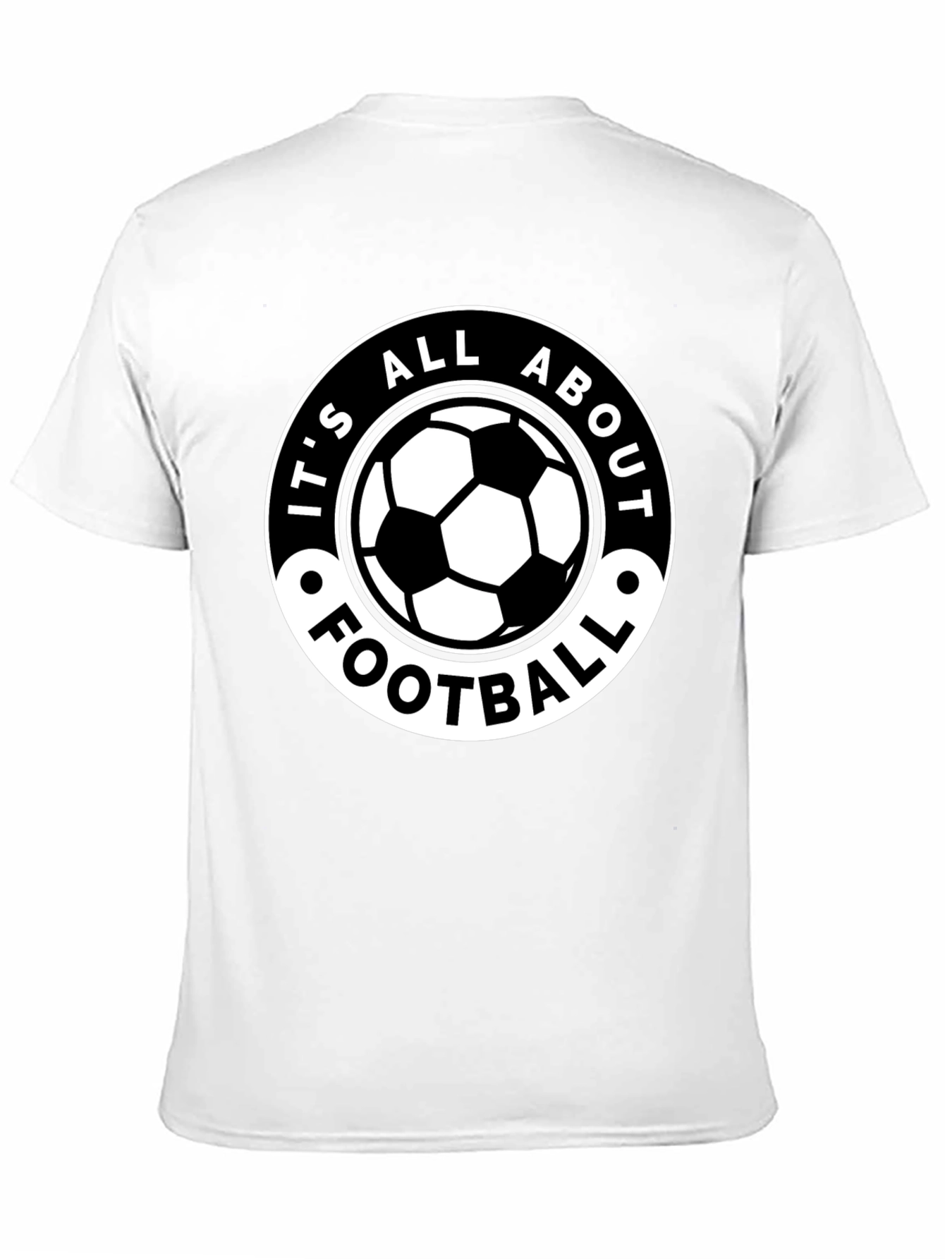Its All About Football Black T-Shirt