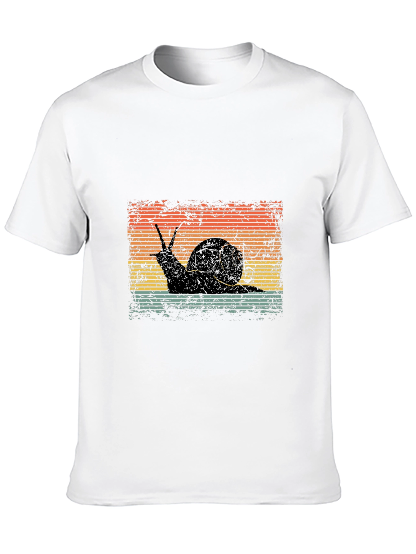 Retro Snail Graphic Tee - Unisex Soft Cotton Shirt
