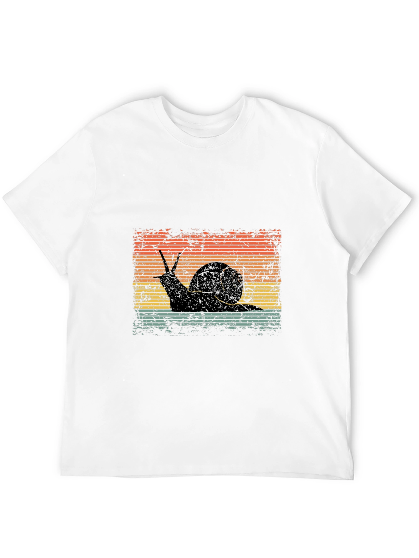 Retro Snail Graphic Tee - Unisex Soft Cotton Shirt