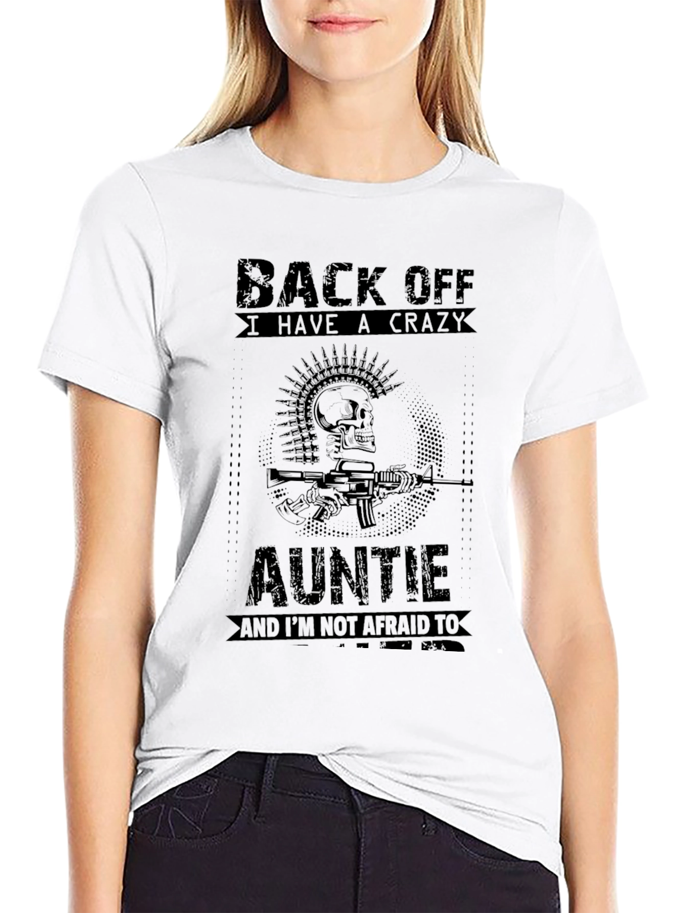 Crazy Auntie Graphic T-Shirt