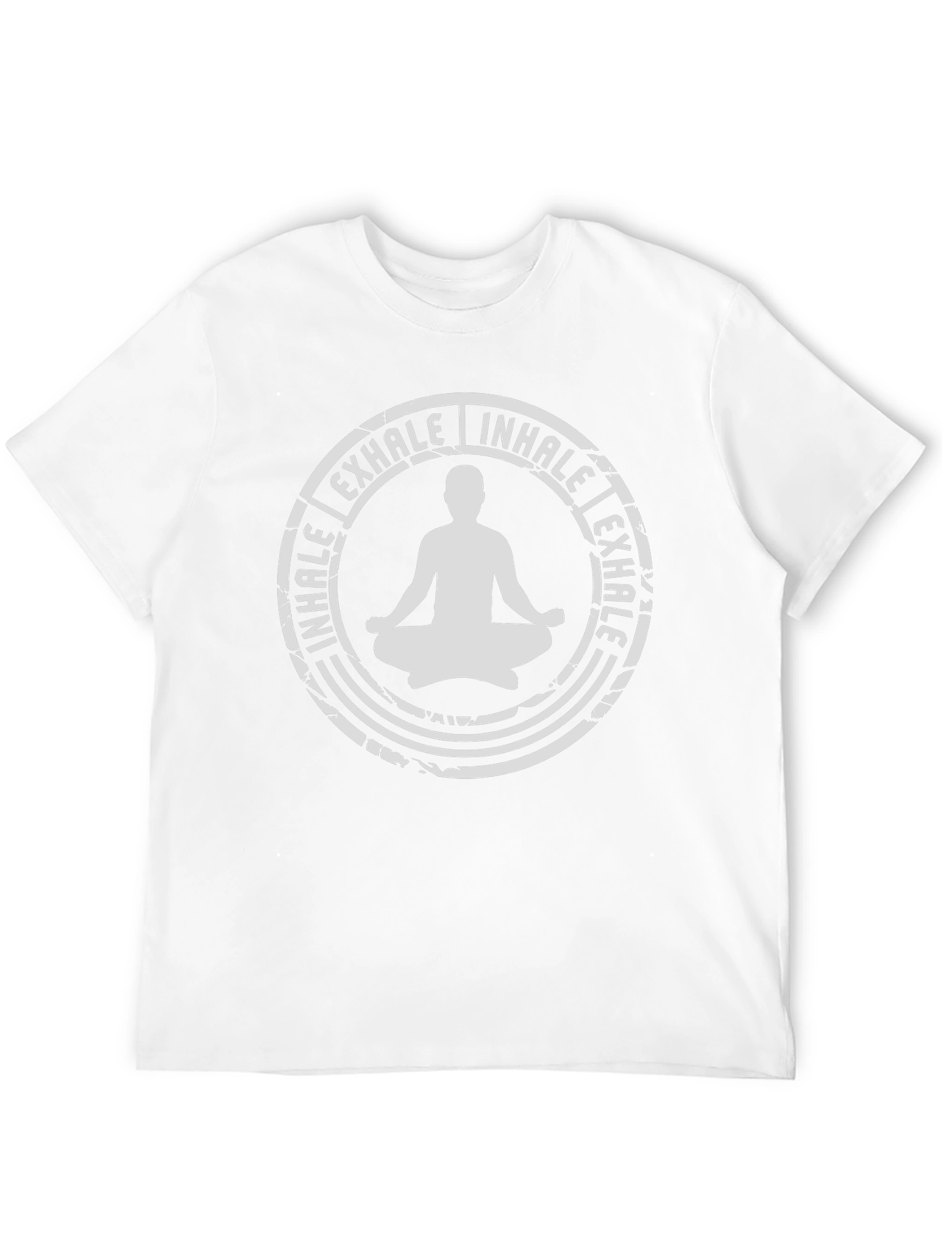 Inhale Exhale Yoga Graphic T-Shirt - Black