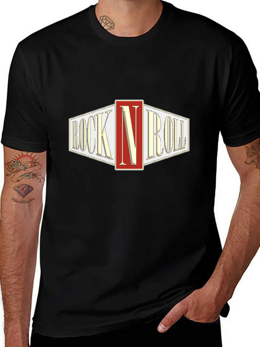 Rock N Roll Retro T-Shirt - Classic Music Tee