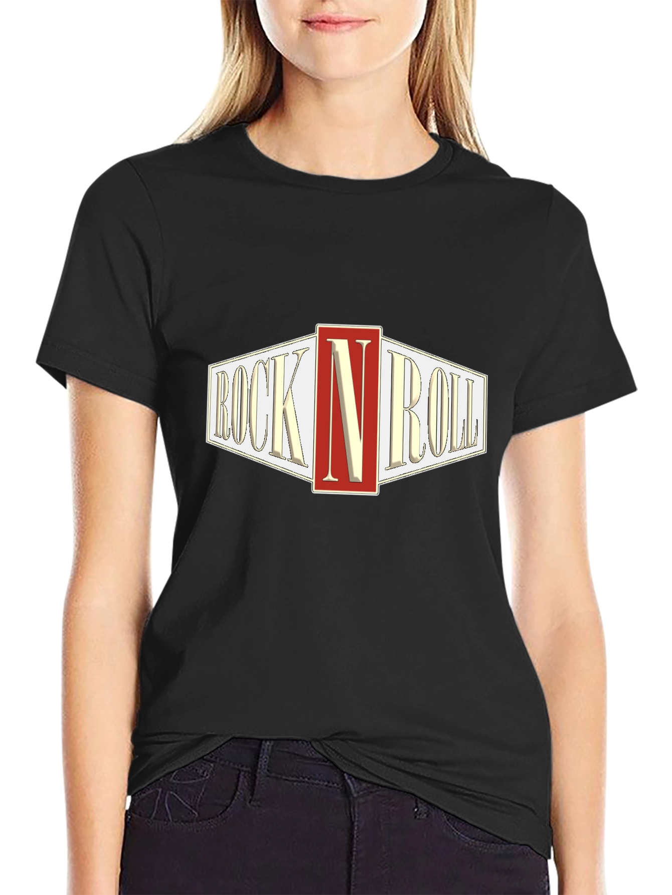 Rock N Roll Retro T-Shirt - Classic Music Tee