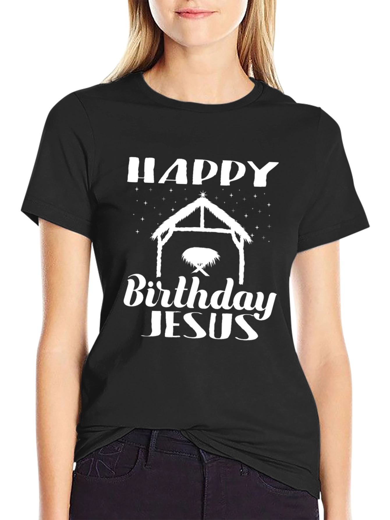 Happy Birthday Jesus Graphic Tee