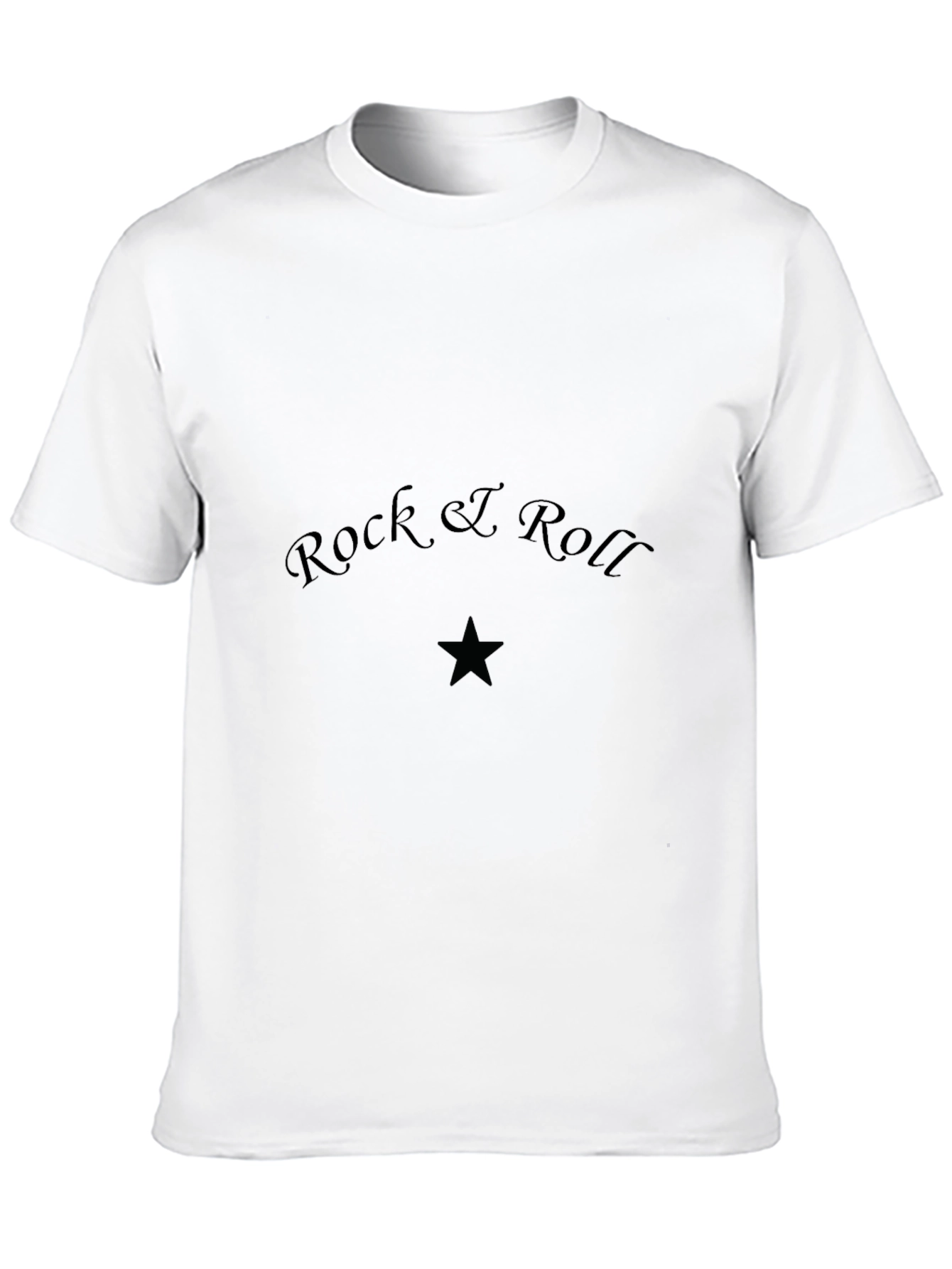 Rock & Roll Graphic Print T-Shirt