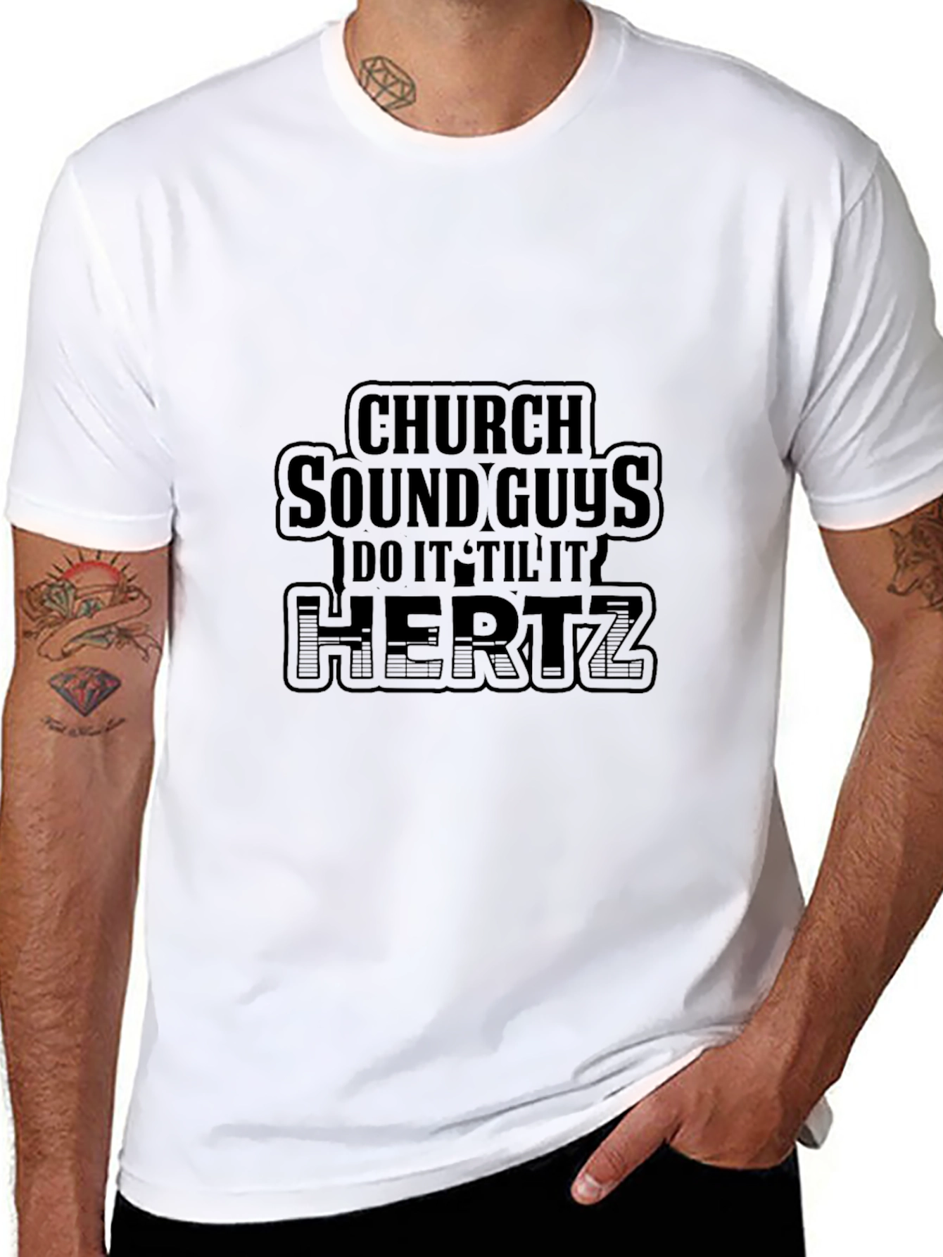 Church Sound Guys Do It Til It Hertz T-Shirt