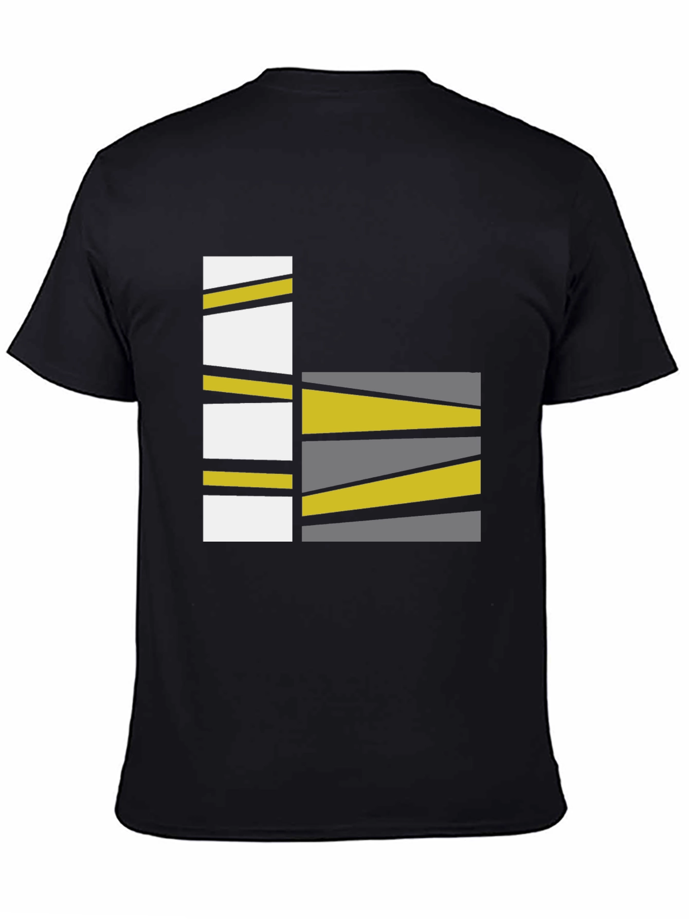 Abstract Geometric Graphic Print Tee