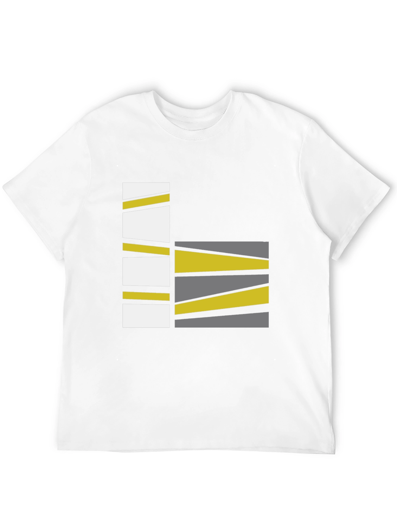 Abstract Geometric Graphic Print Tee