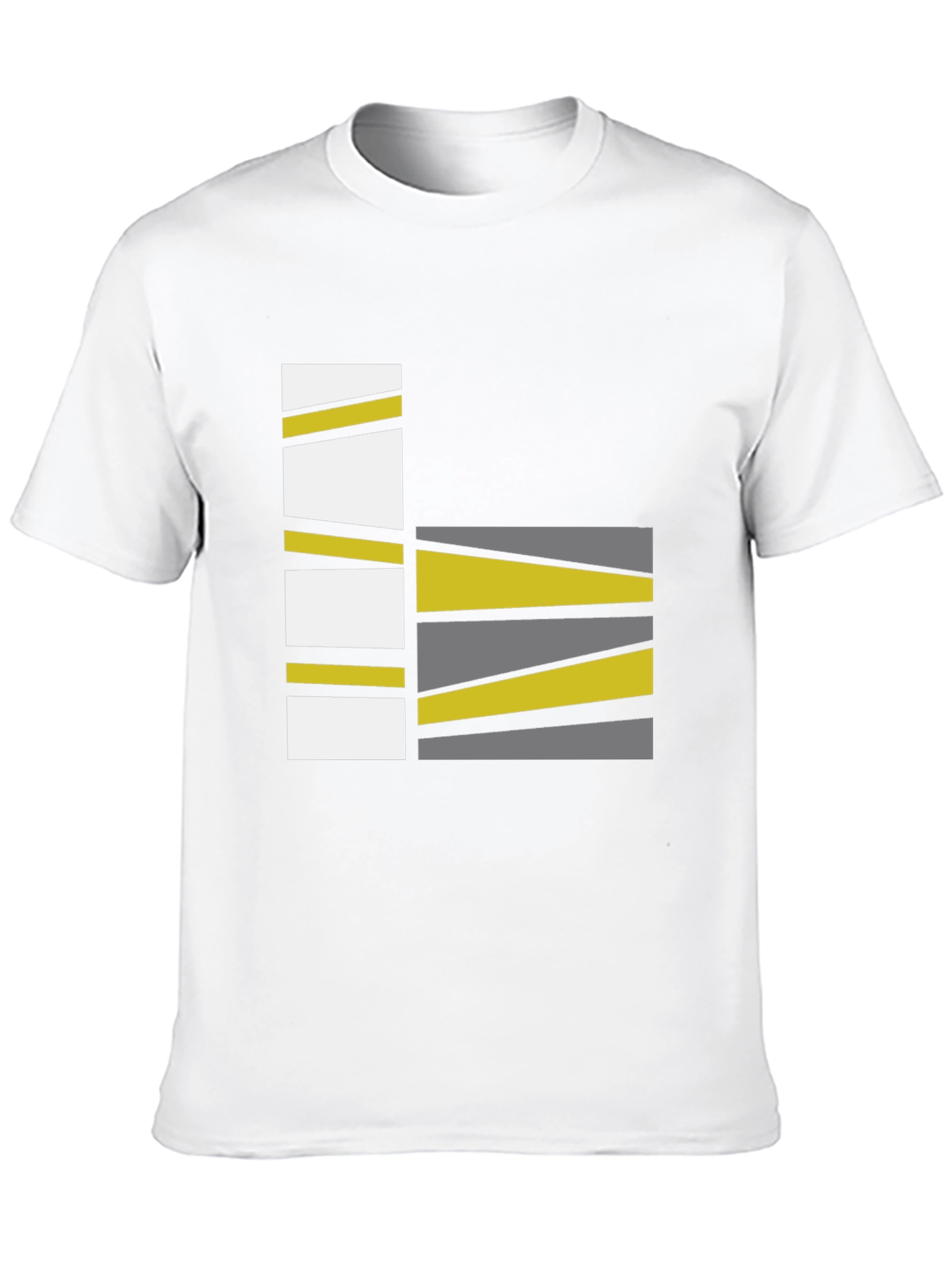 Abstract Geometric Graphic Print Tee
