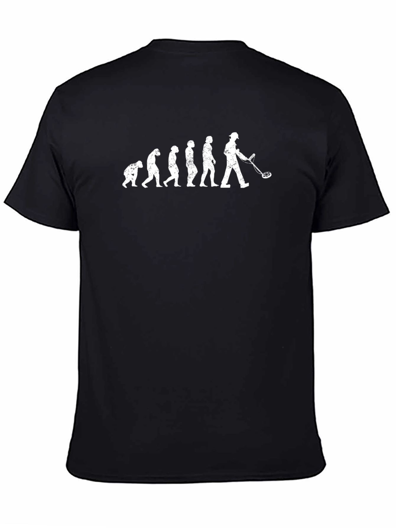 Evolution of Metal Detecting Black T-Shirt