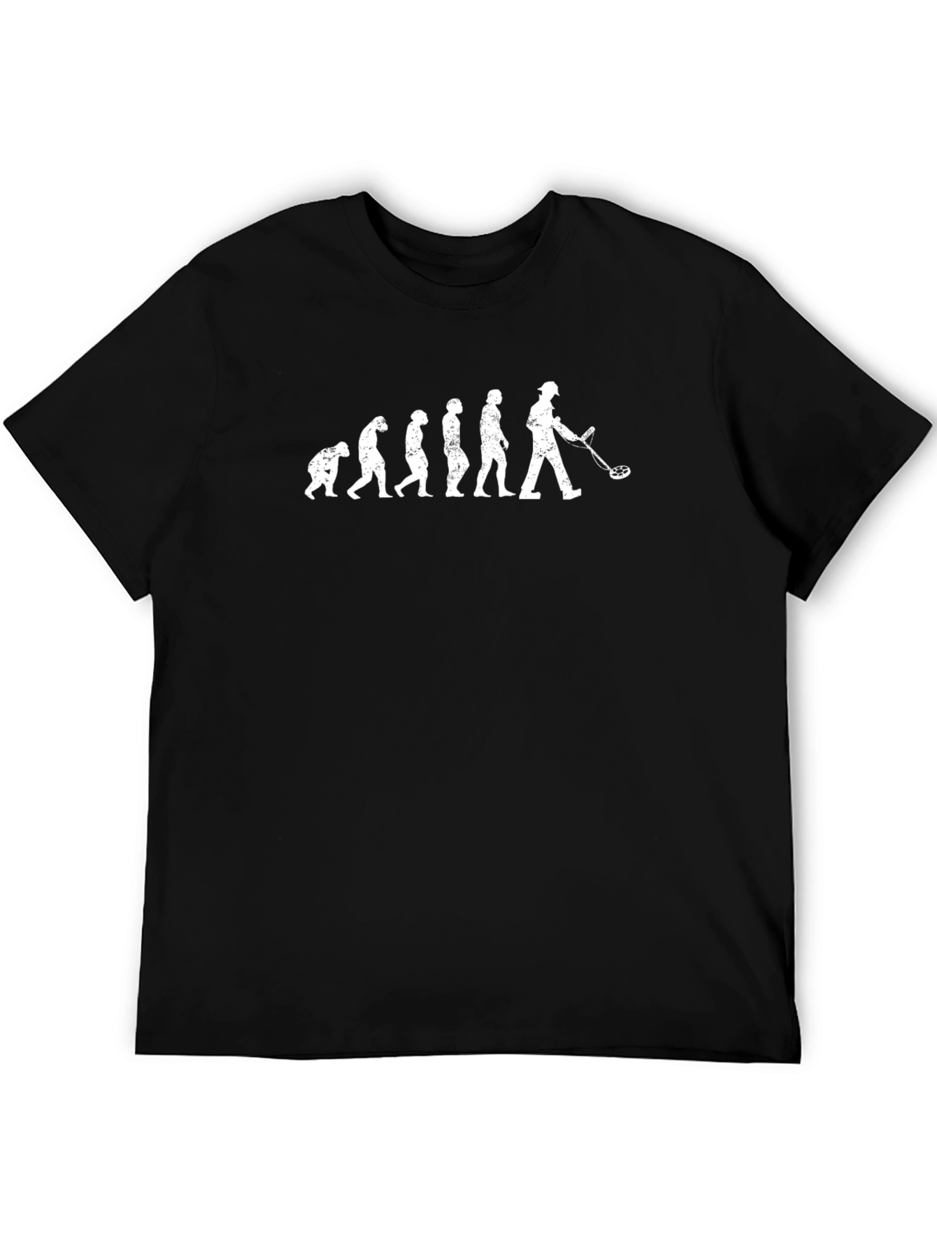 Evolution of Metal Detecting Black T-Shirt