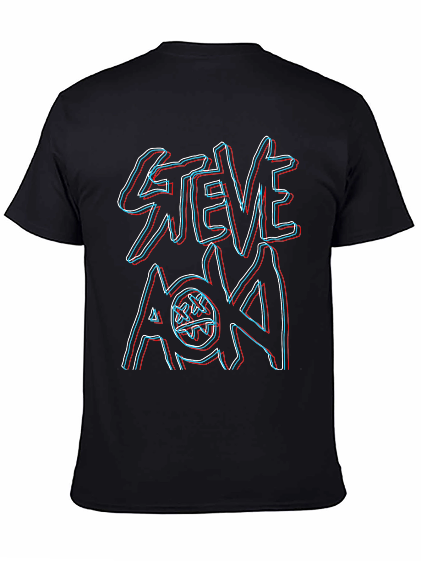 Steve Aoki Graphic Print Black T-Shirt