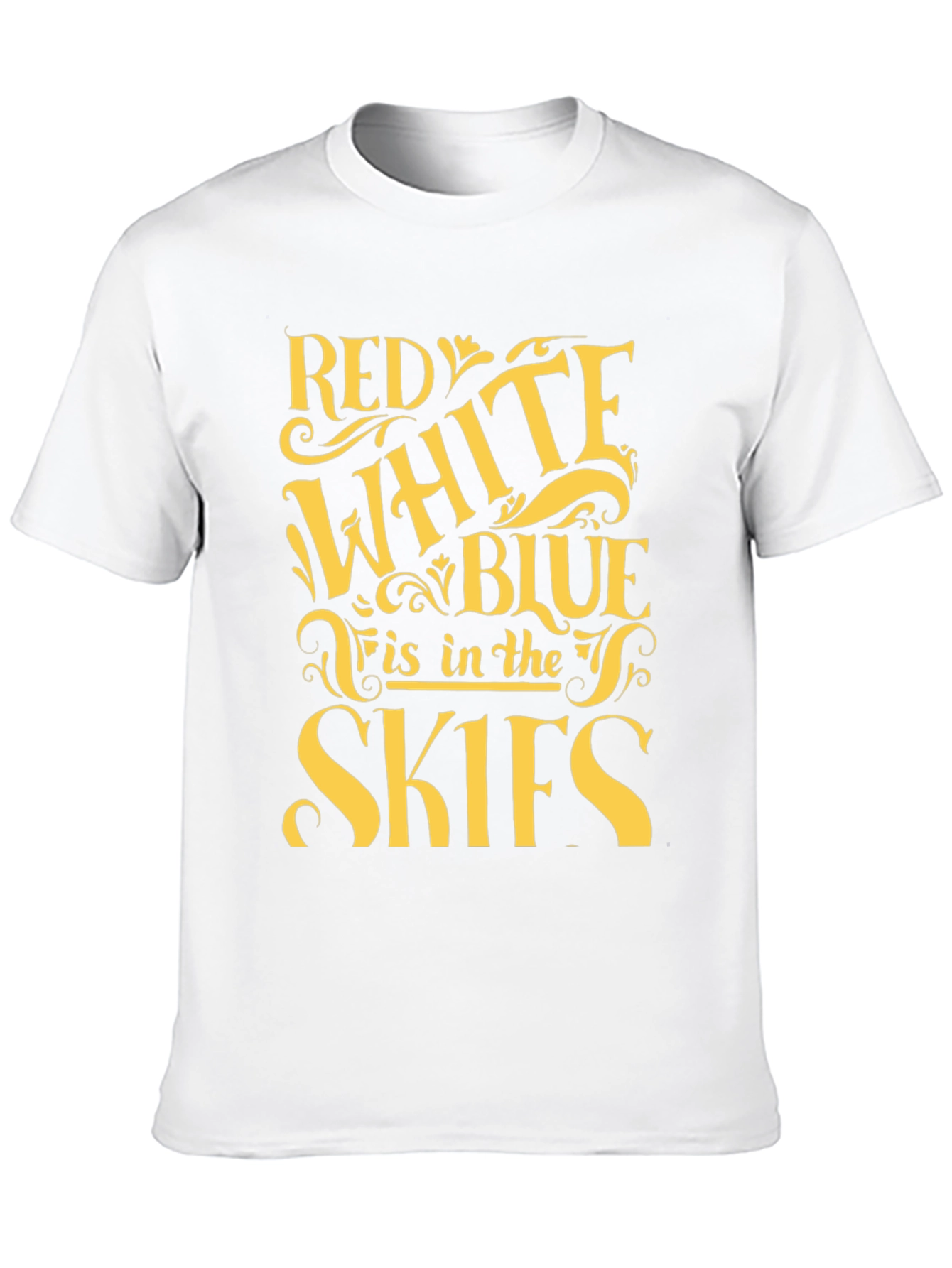 Red White & Blue Skies T-Shirt