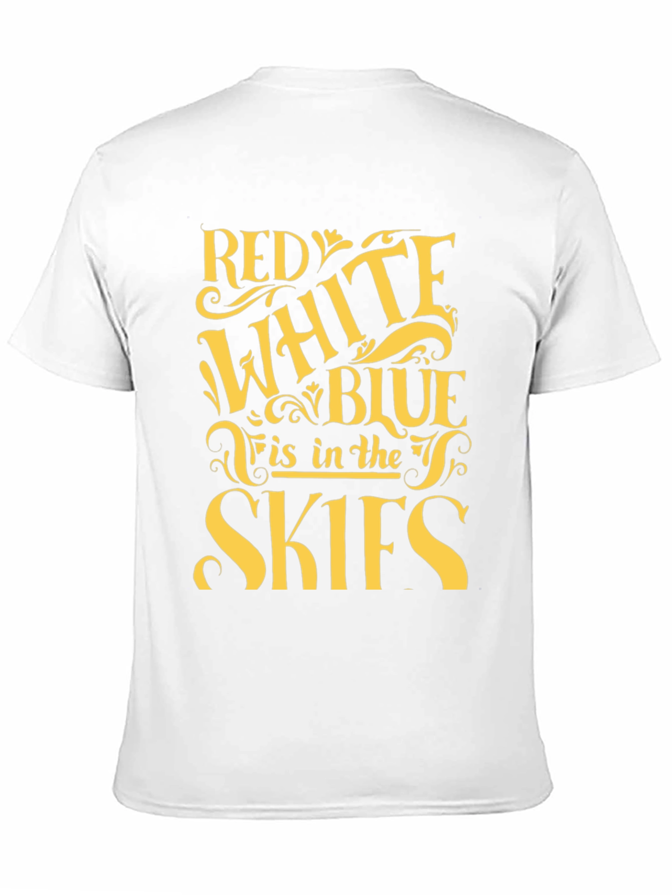 Red White & Blue Skies T-Shirt