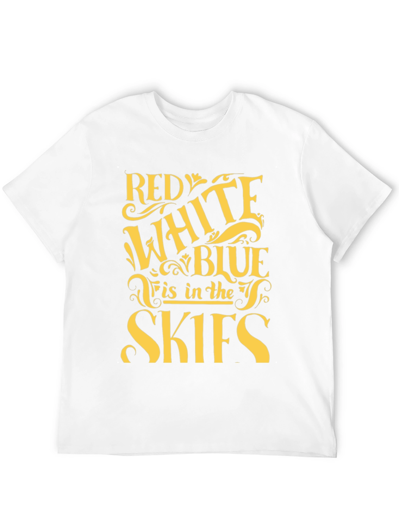 Red White & Blue Skies T-Shirt