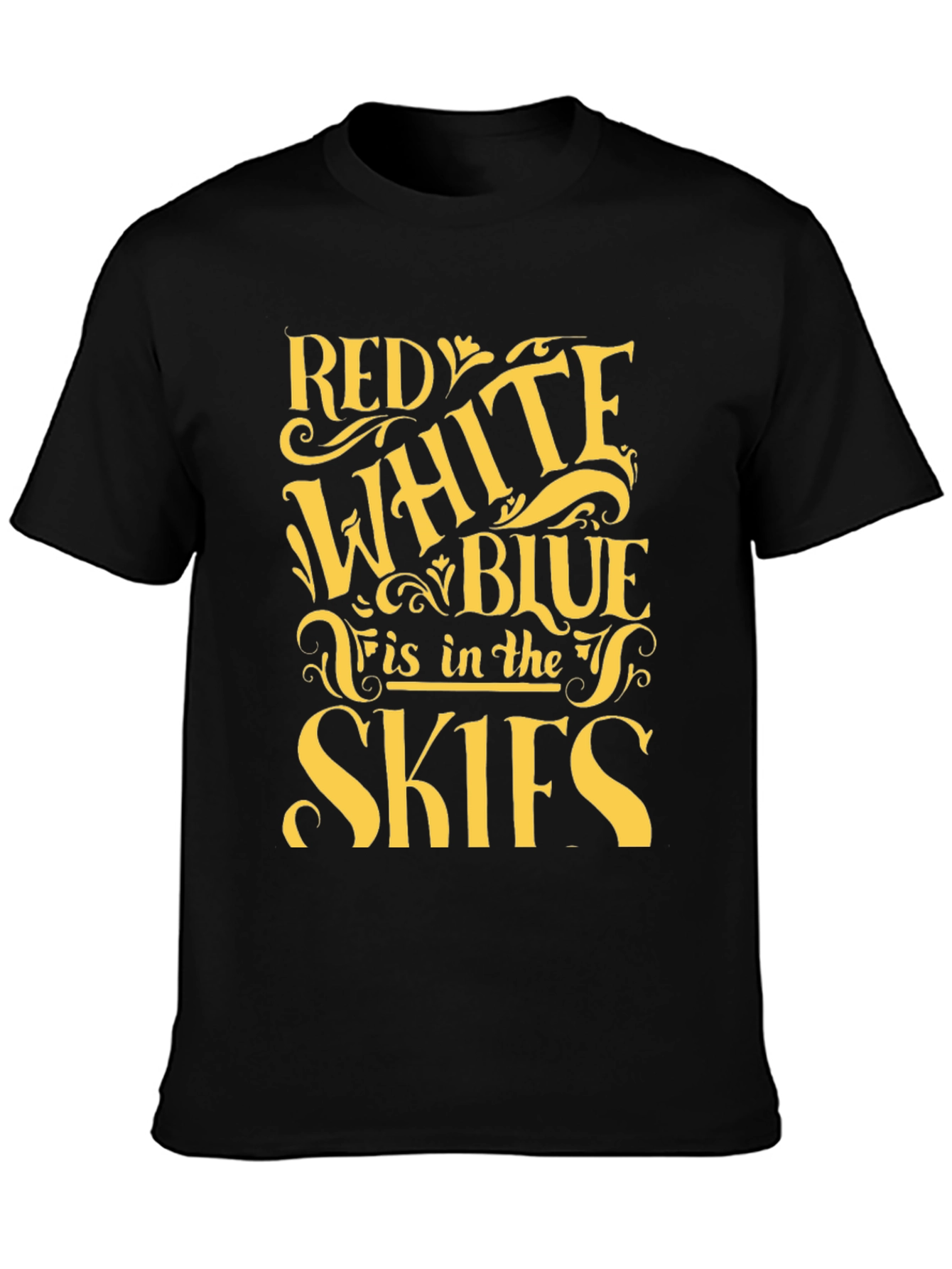 Red White & Blue Skies T-Shirt