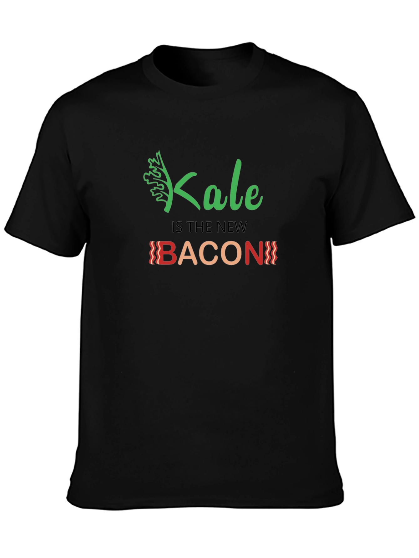 Kale is the New Bacon Black T-Shirt