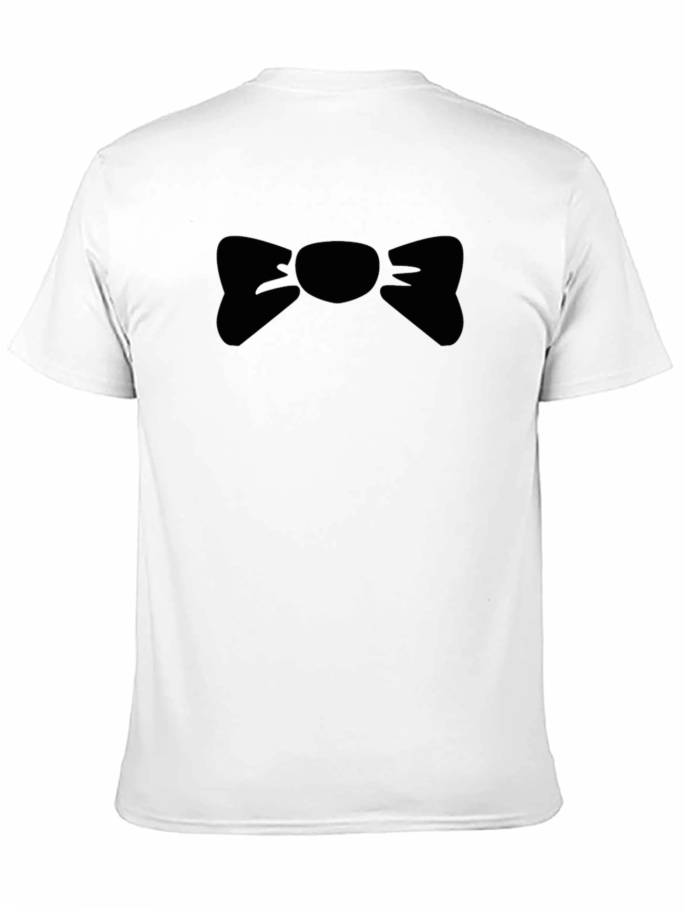 Bow Tie Graphic Black T-Shirt
