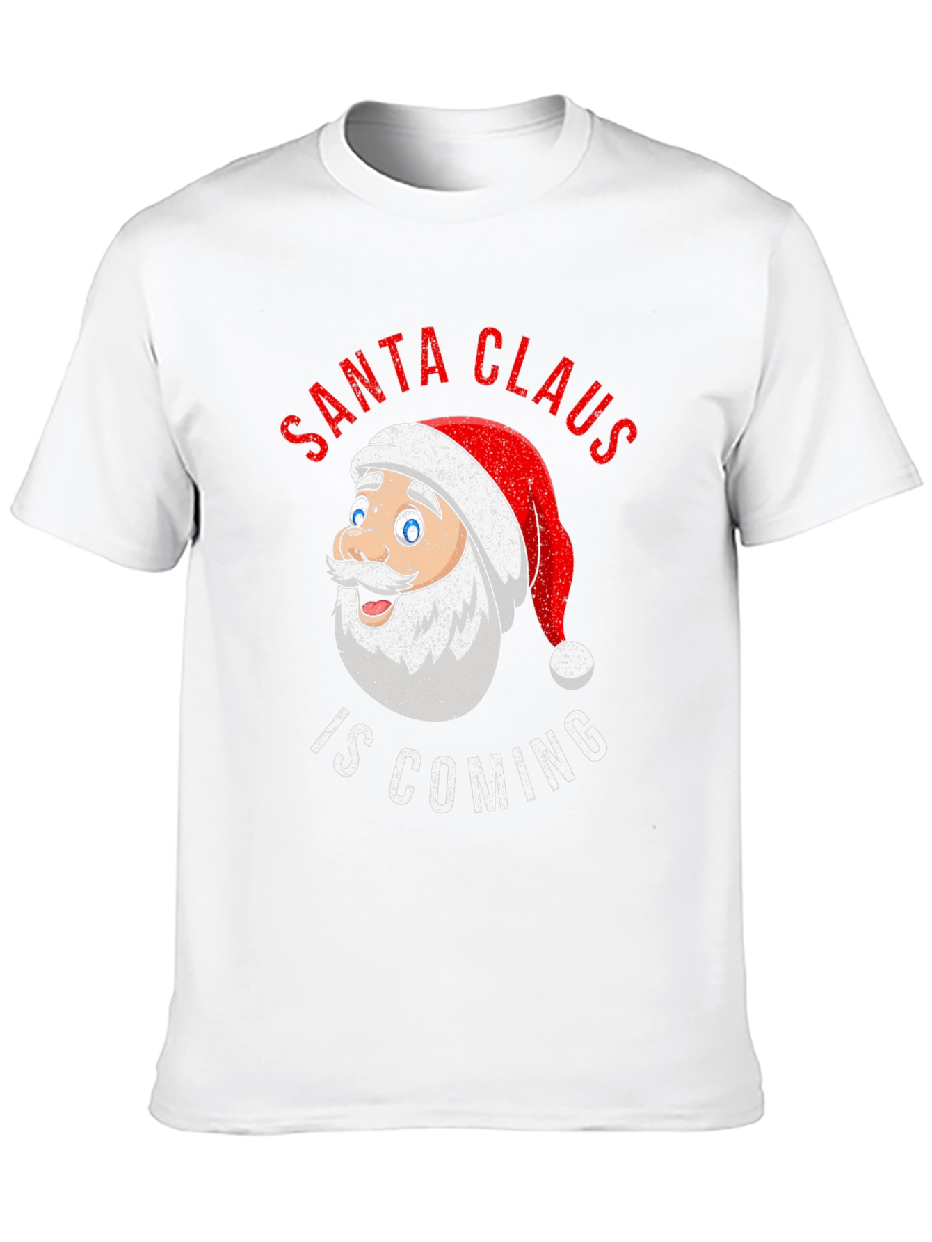 Santa Claus is Coming Christmas Graphic T-Shirt