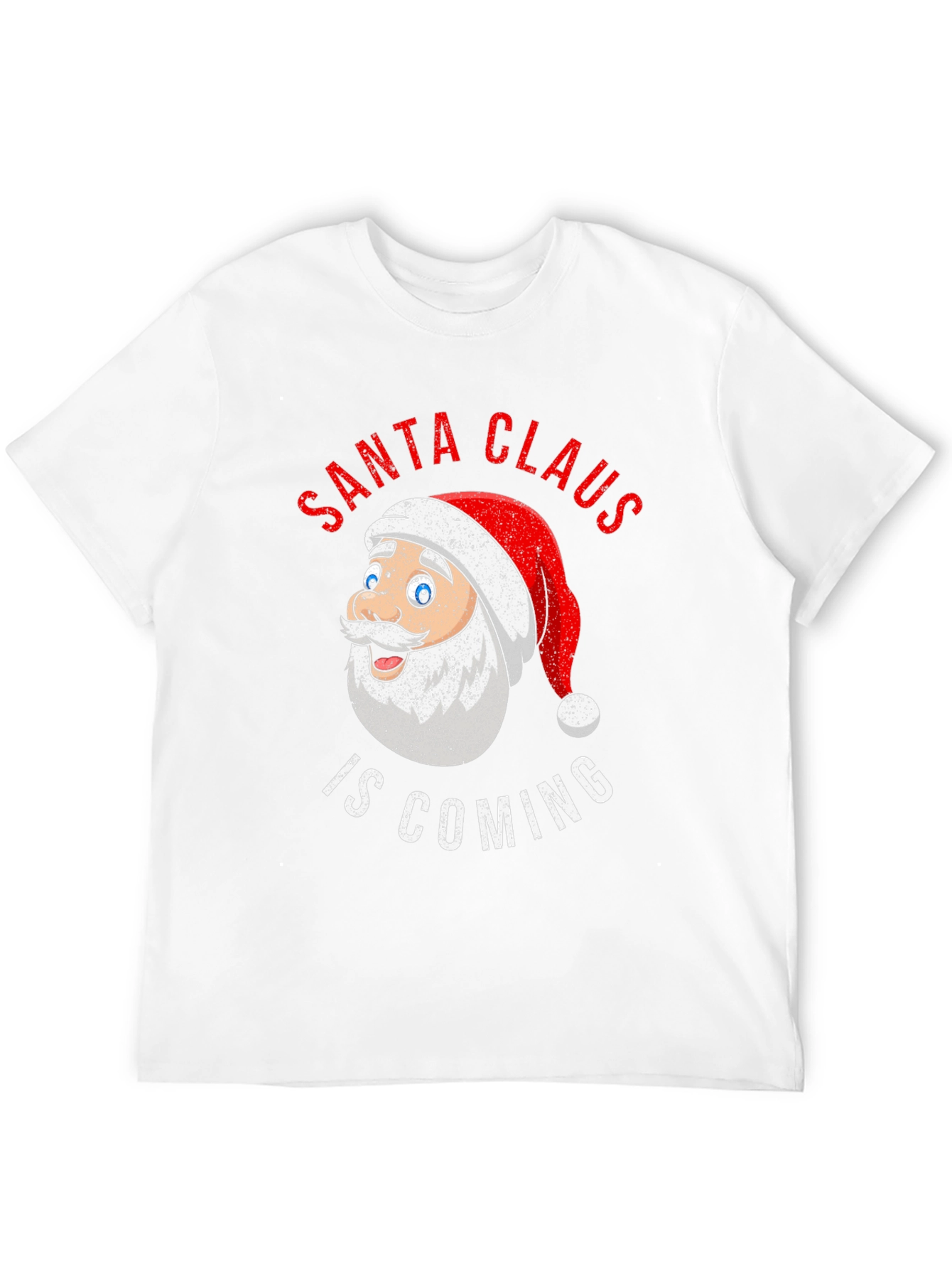 Santa Claus is Coming Christmas Graphic T-Shirt