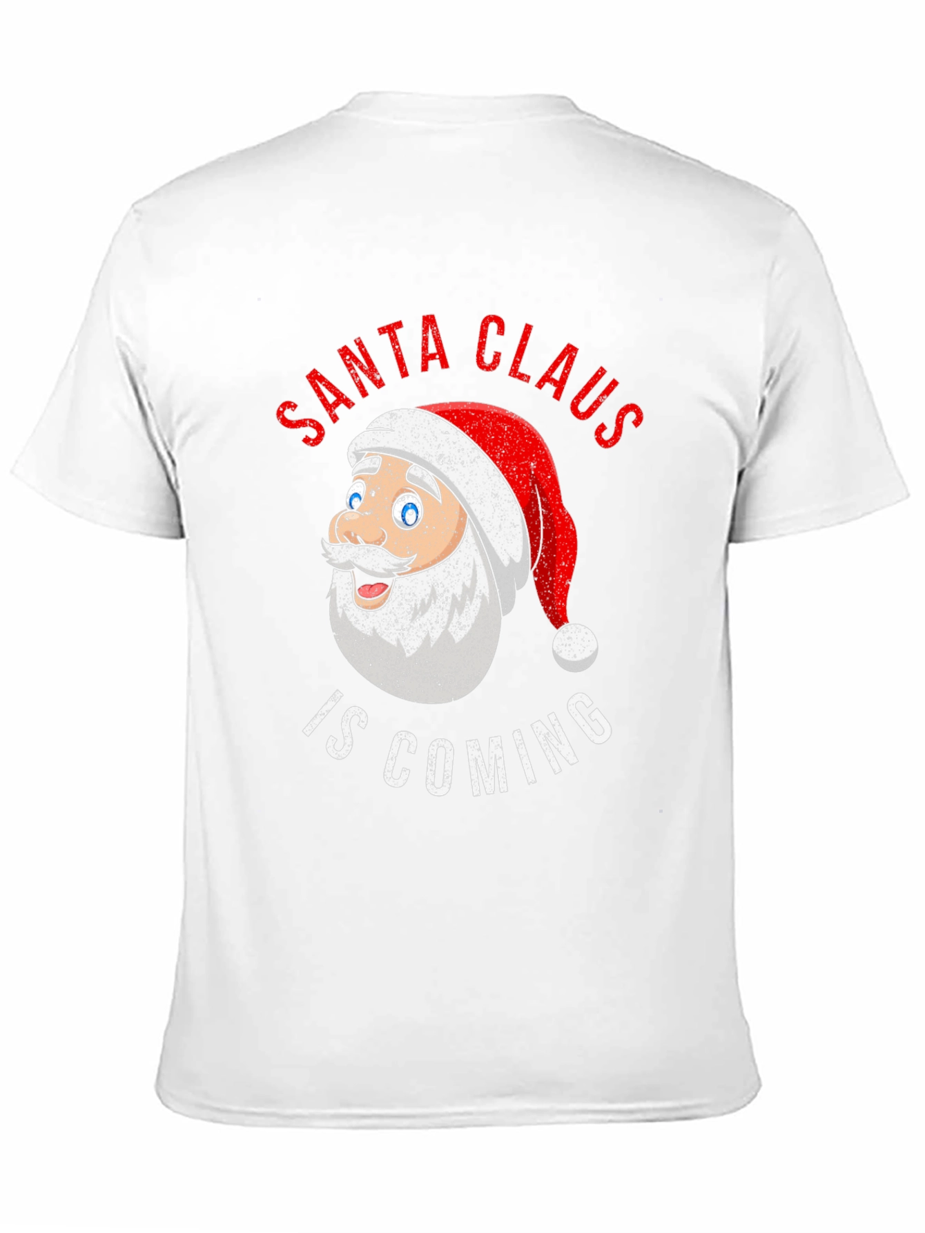 Santa Claus is Coming Christmas Graphic T-Shirt