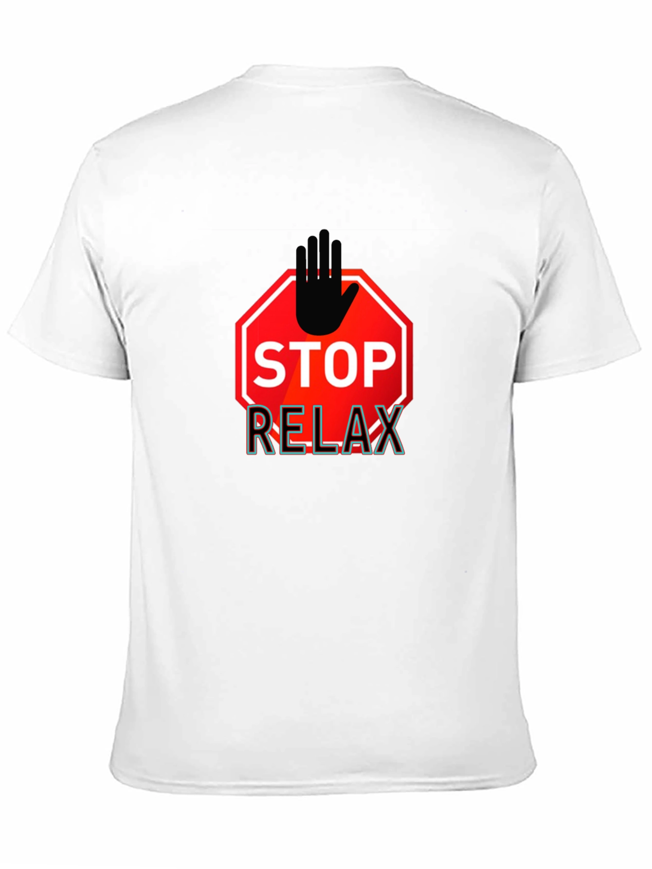 Stop Relax Mens Graphic T-Shirt